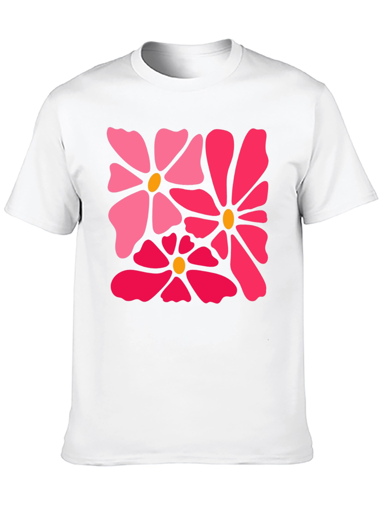 Black Floral Graphic Black T-Shirt view 10