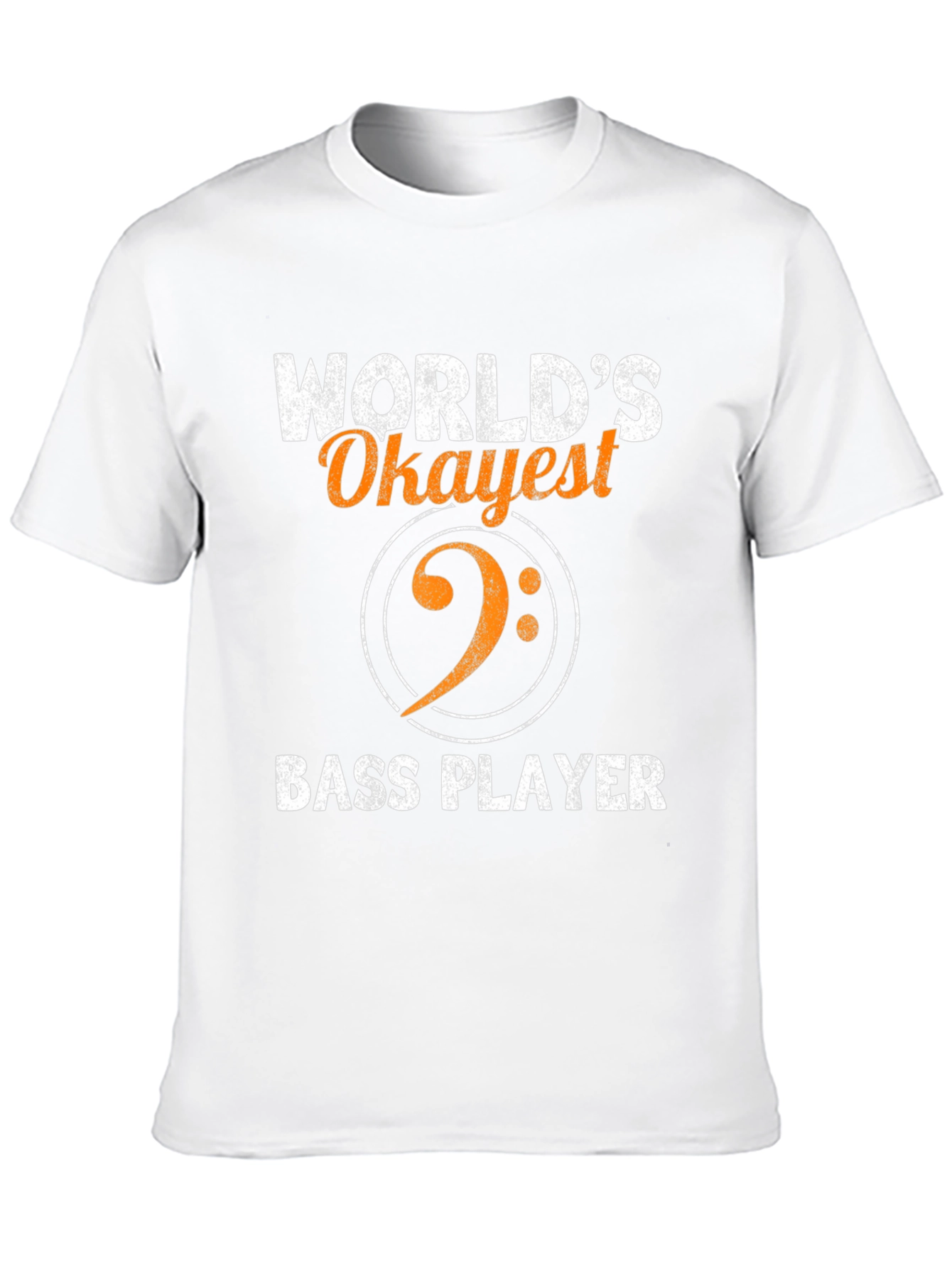 Black World's Okayest Bass Player Graphic Tee view 10