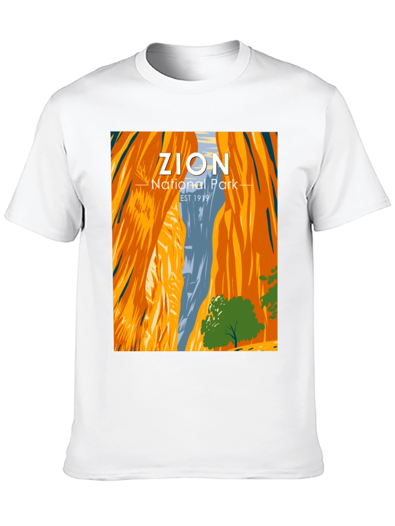 Black Zion National Park Graphic Tee view 10