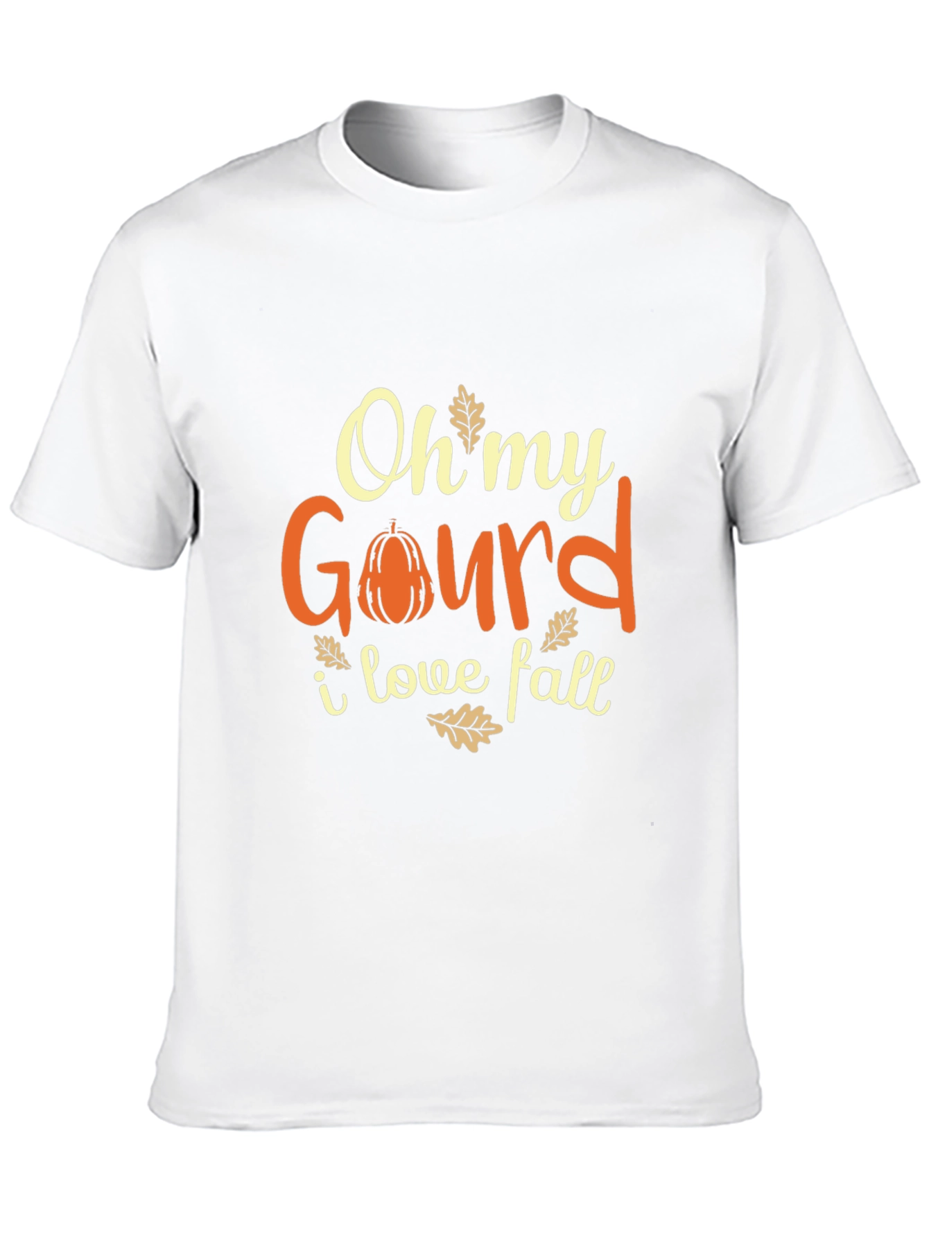 Oh My Gourd I Love Fall Graphic Tee - 10