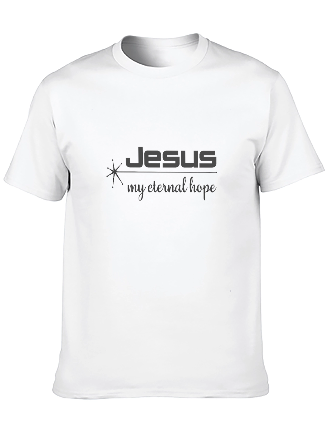 Black Jesus My Eternal Hope Graphic Tee view 10