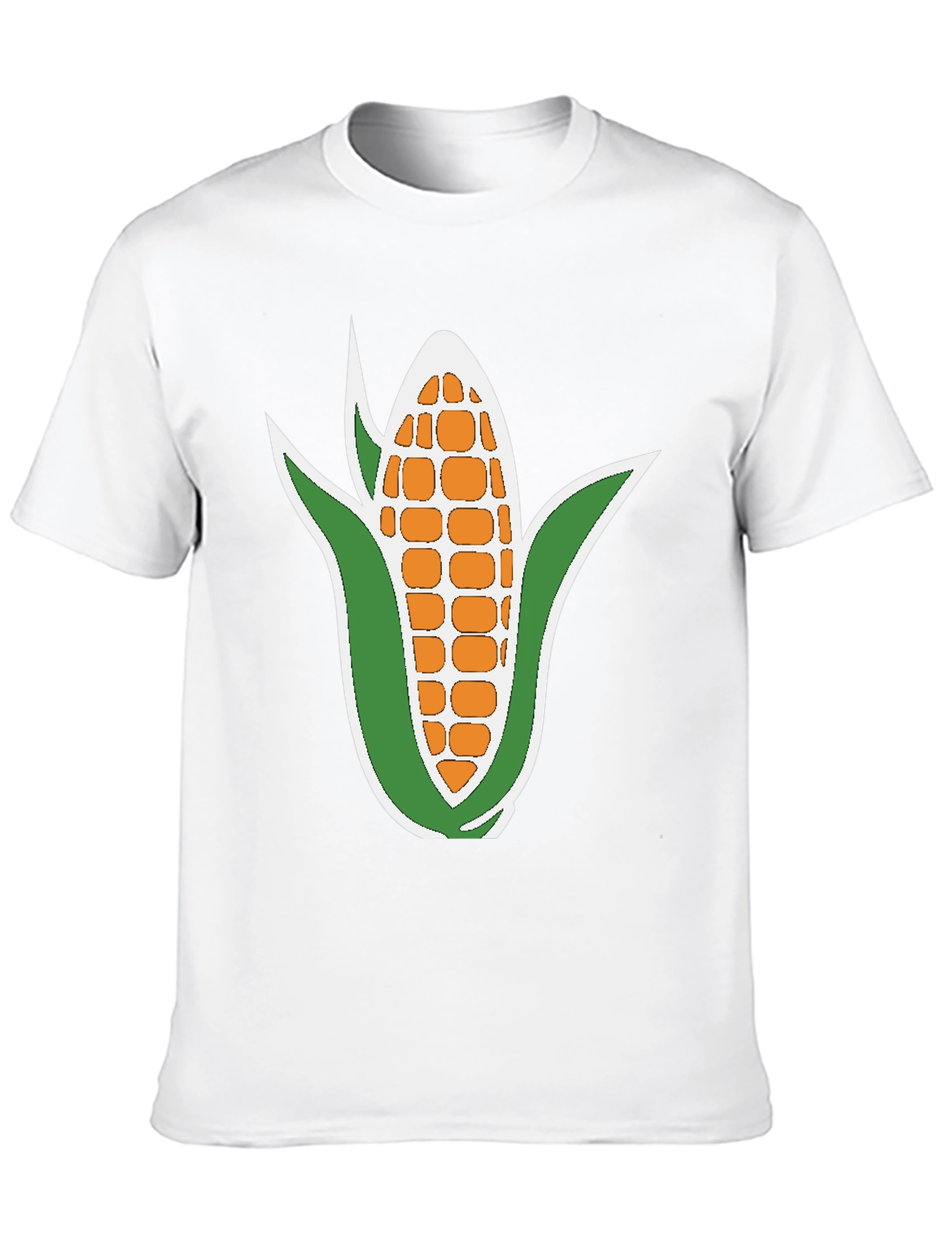 Black Corn Graphic T-Shirt - Black Casual Tee view 10