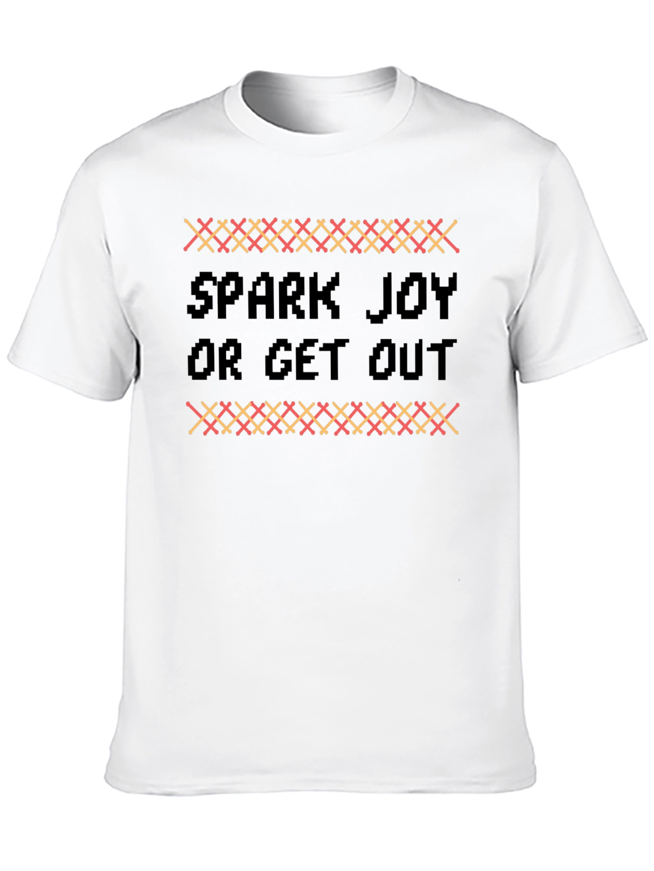 Black Spark Joy Graphic Tee - Funny Sarcastic T-Shirt view 10