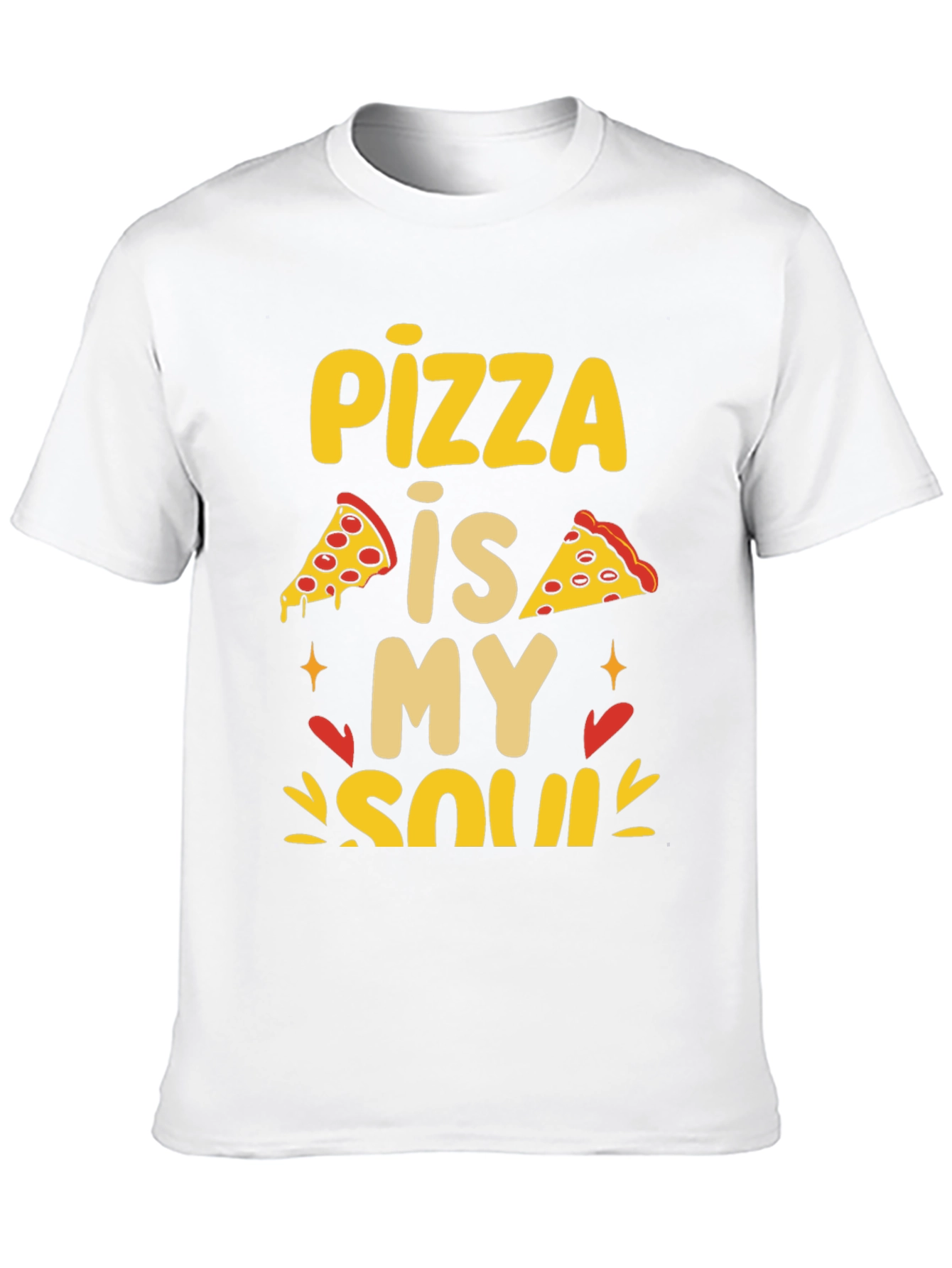Black Pizza Is My Soul Graphic Tee - Unisex view 10