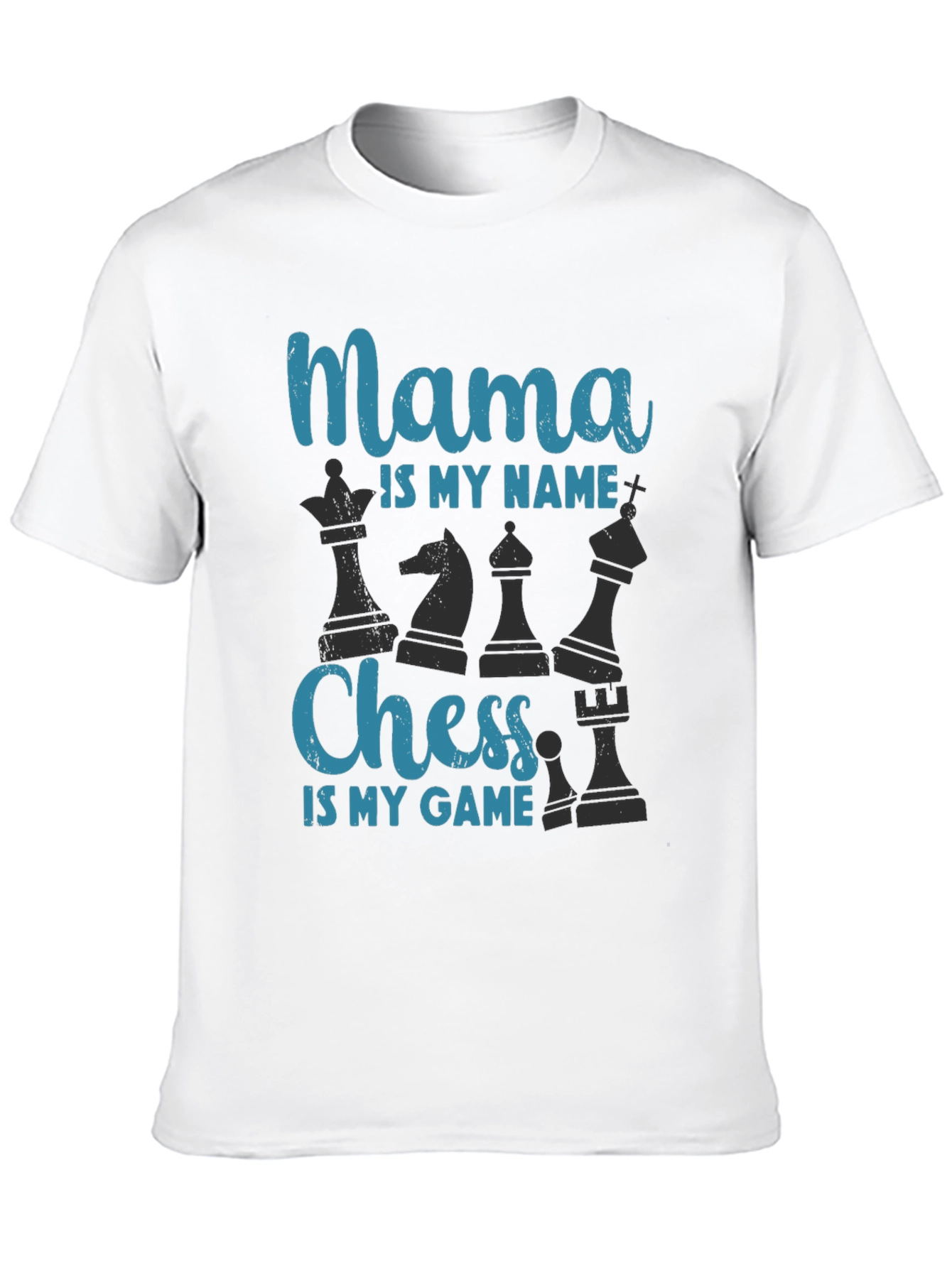 Black Mama Chess T-Shirt - Chess Lover Tee view 10