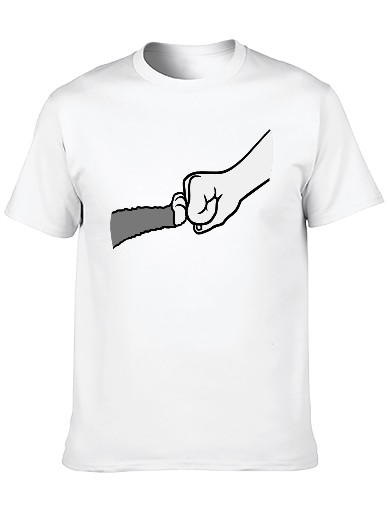 Black Graphic T-Shirt: Hand Holding Grater Funny Cooking Tee view 10