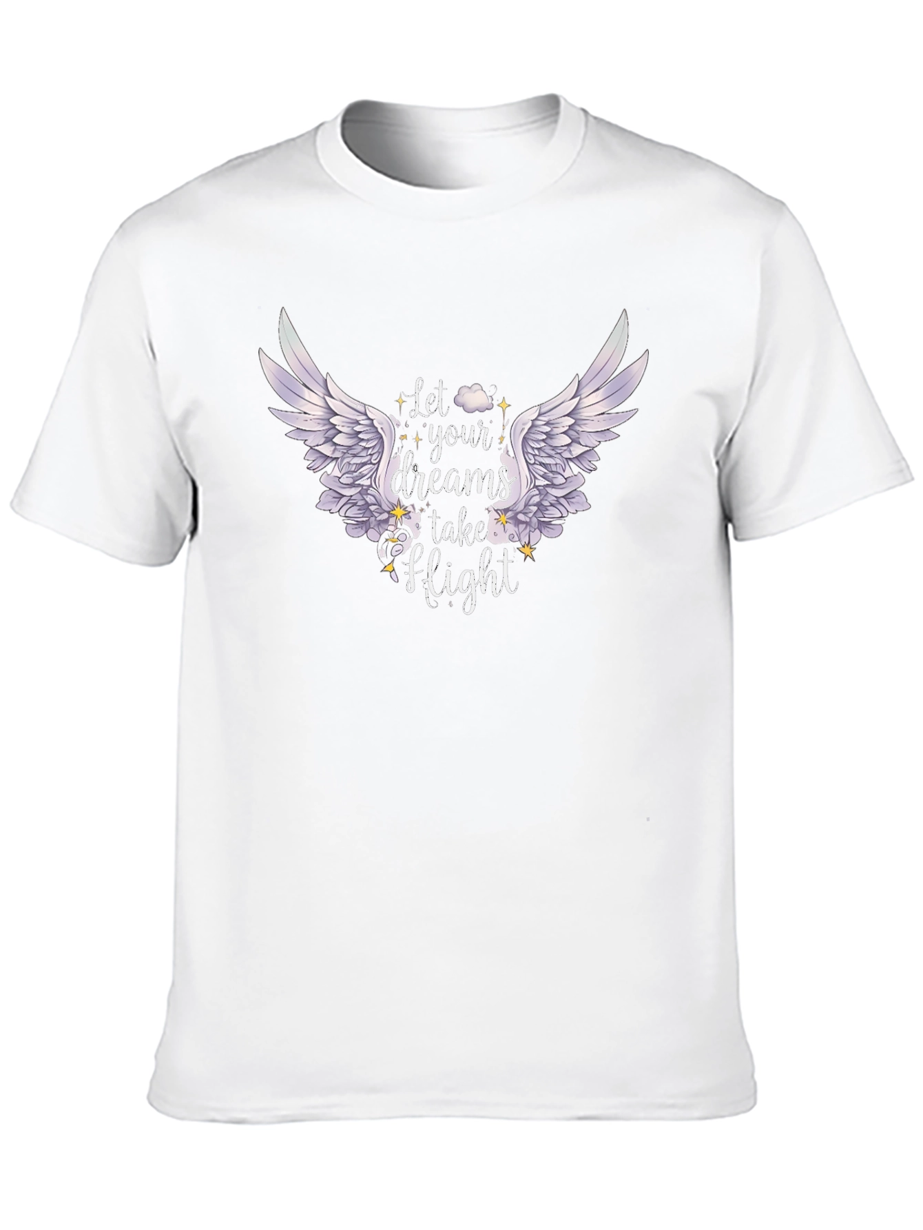 Black Dream Flight Black Graphic T-Shirt view 10