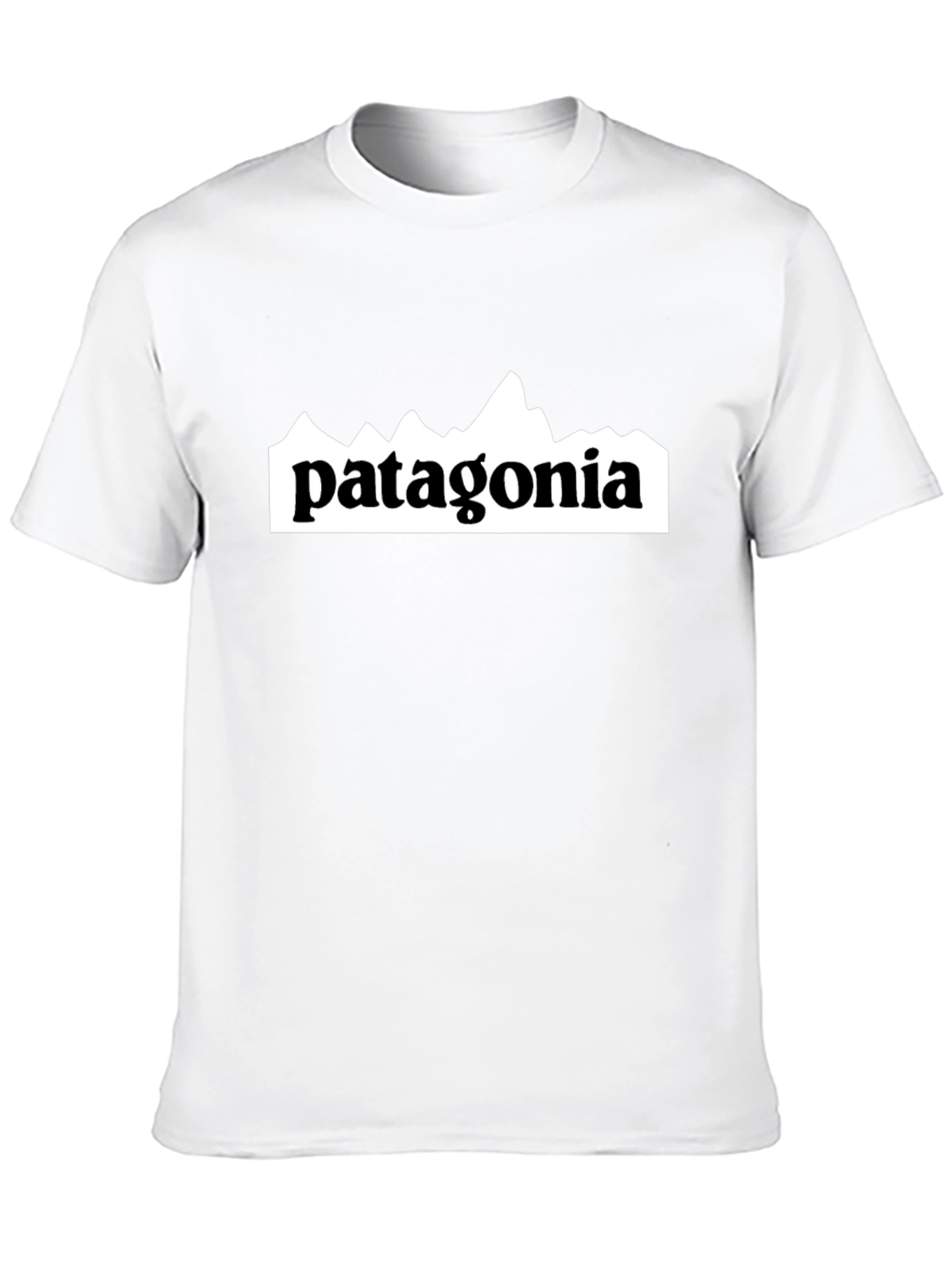 Black Men's Black Patagonia Graphic T-Shirt view 10