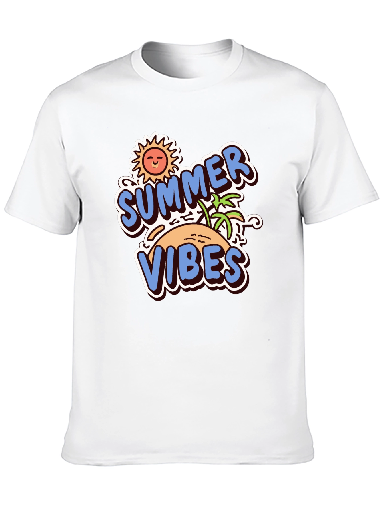 Black Summer Vibes Graphic Tee view 10