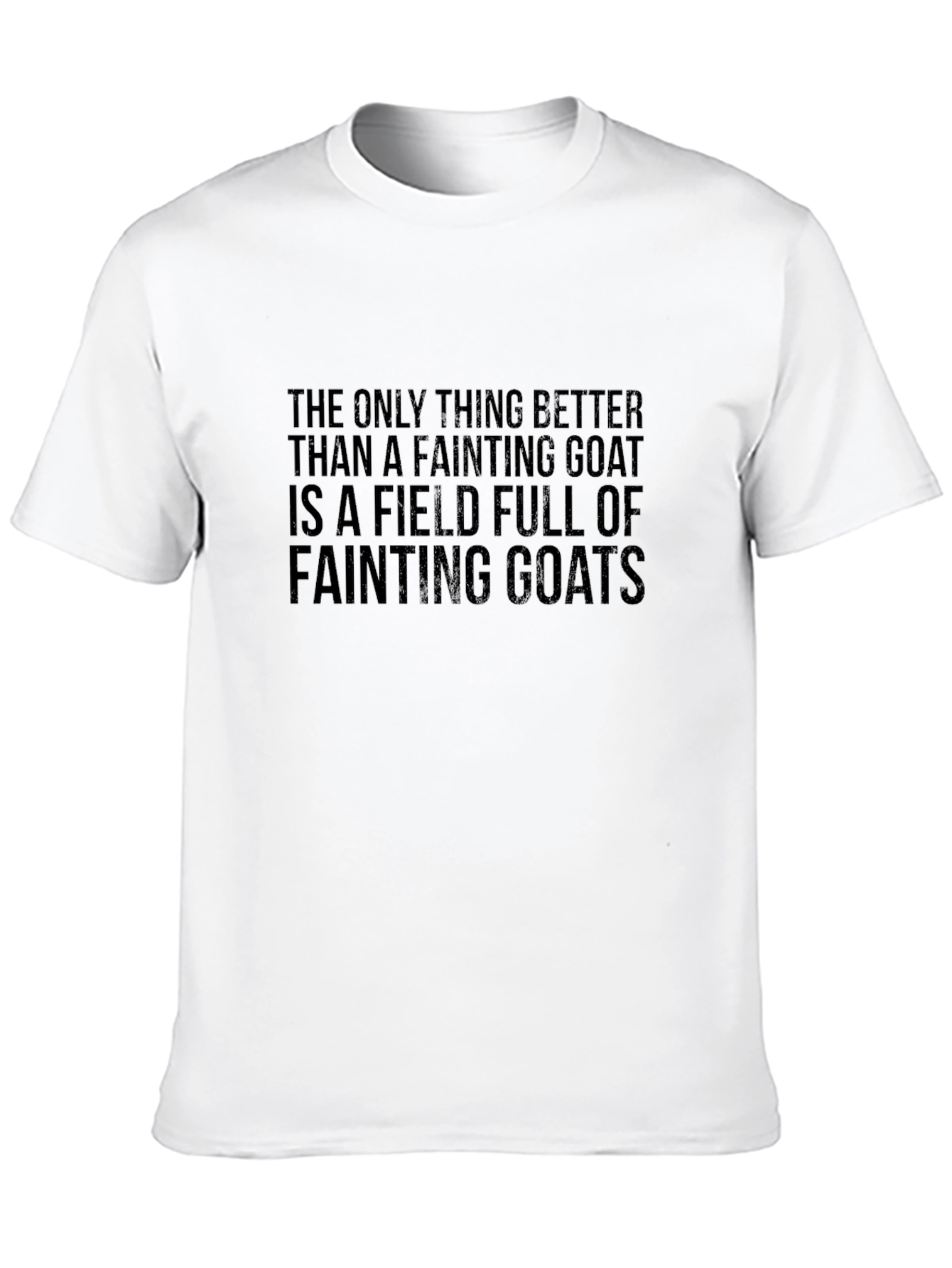 Black Fainting Goat T-Shirt - Funny Animal Lover Tee view 10