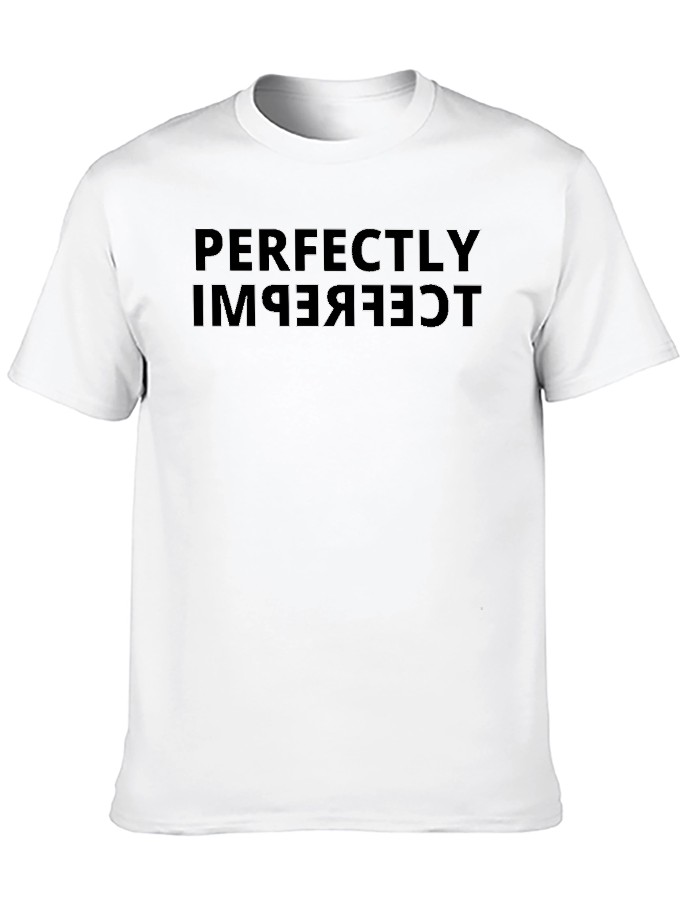 Black Perfectly Imperfect Graphic Tee - Black view 10