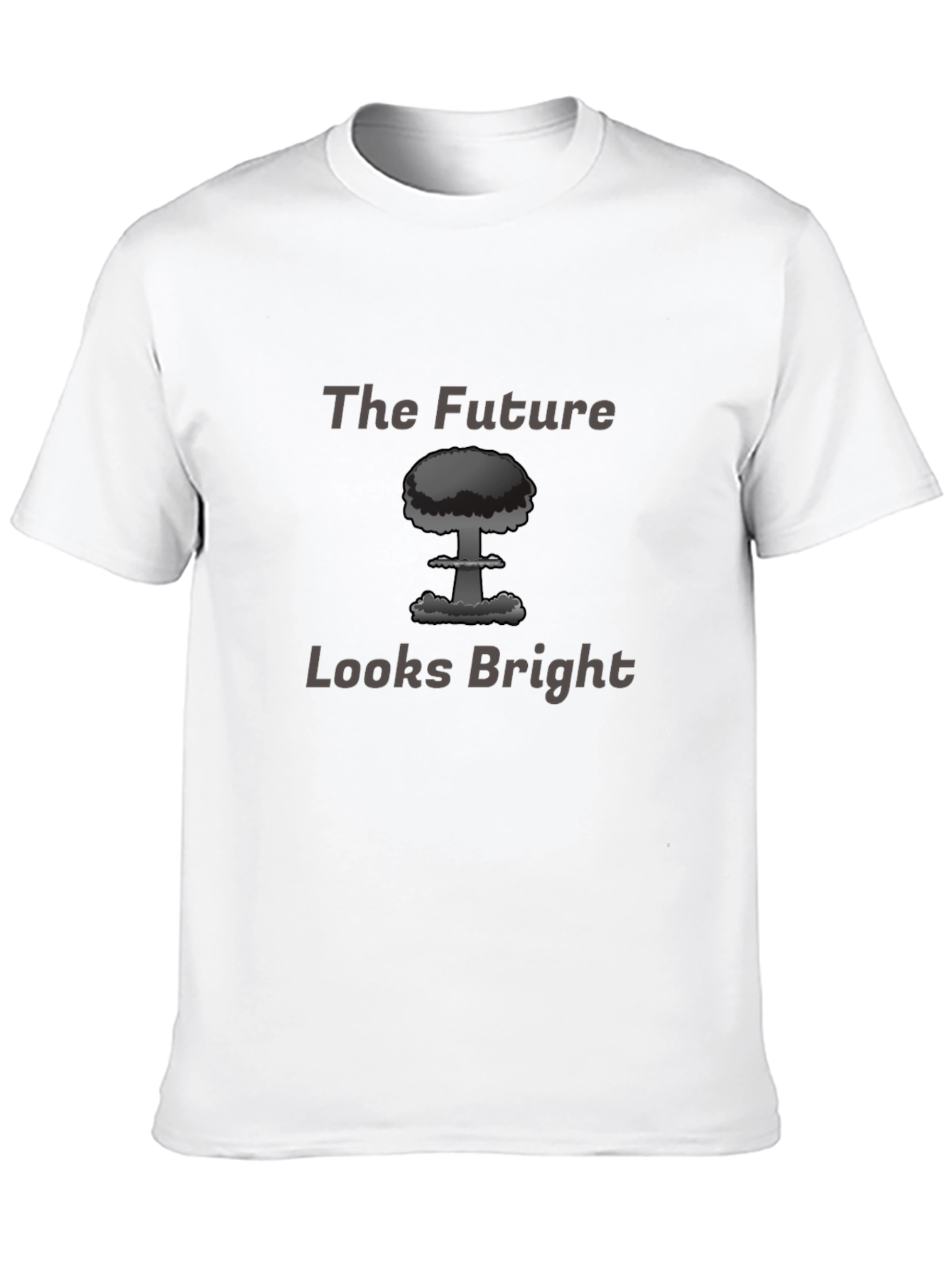 Black The Future Looks Bright Graphic Tee - Black view 10