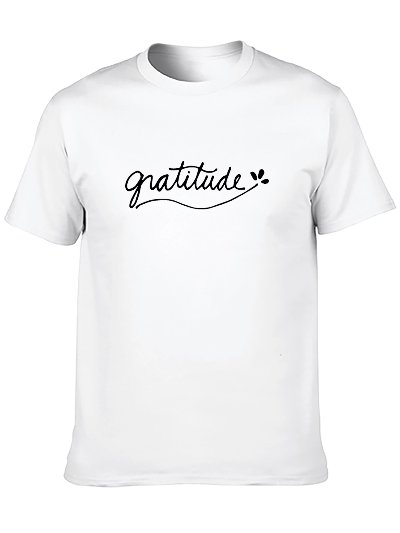 Black Gratitude Graphic Tee view 10