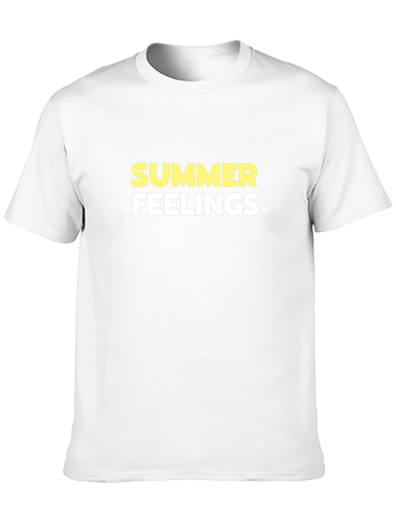 Black Summer Feelings Black T-Shirt view 10
