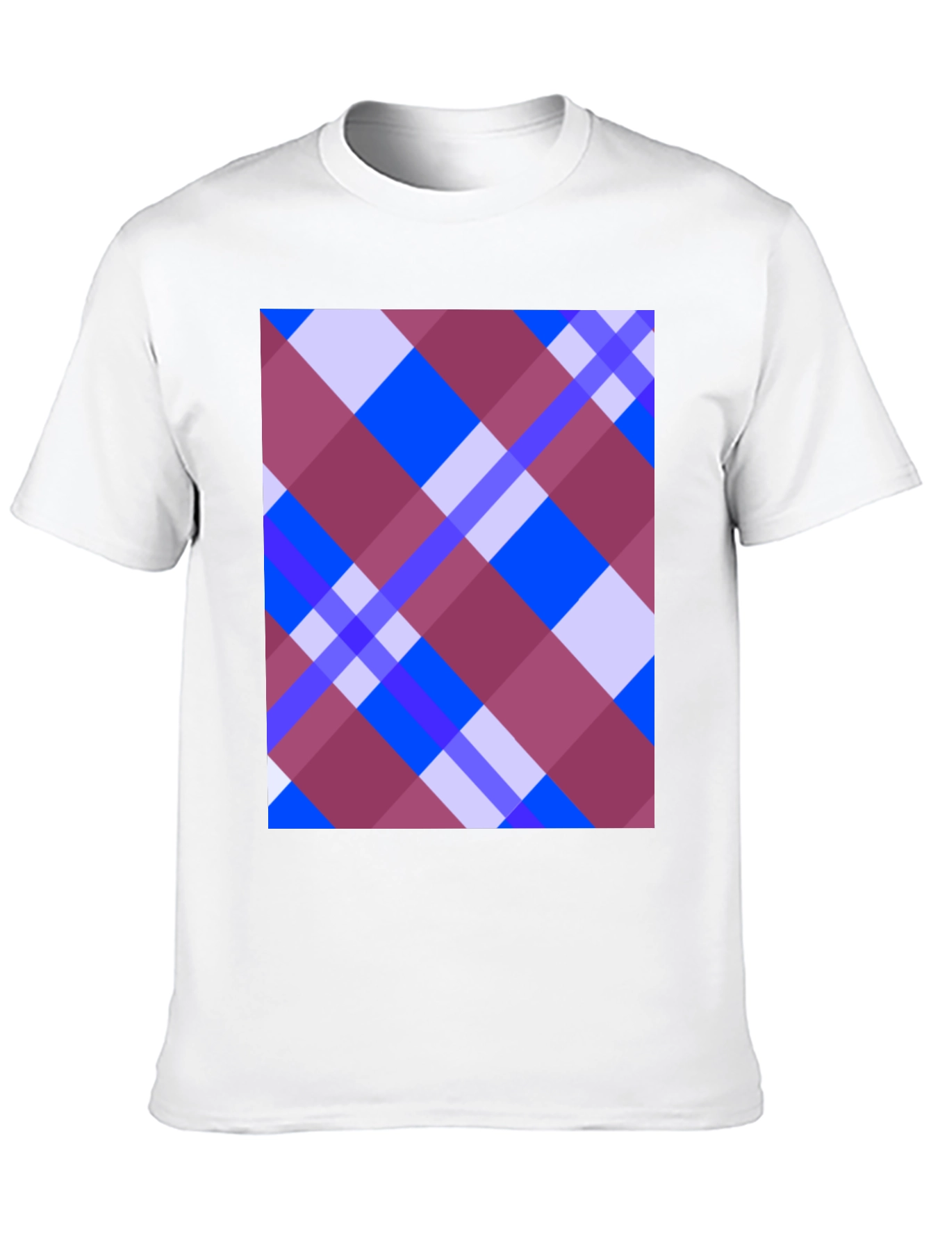 Black Plaid Graphic Tee - Modern Design, Comfortable Fit view 10