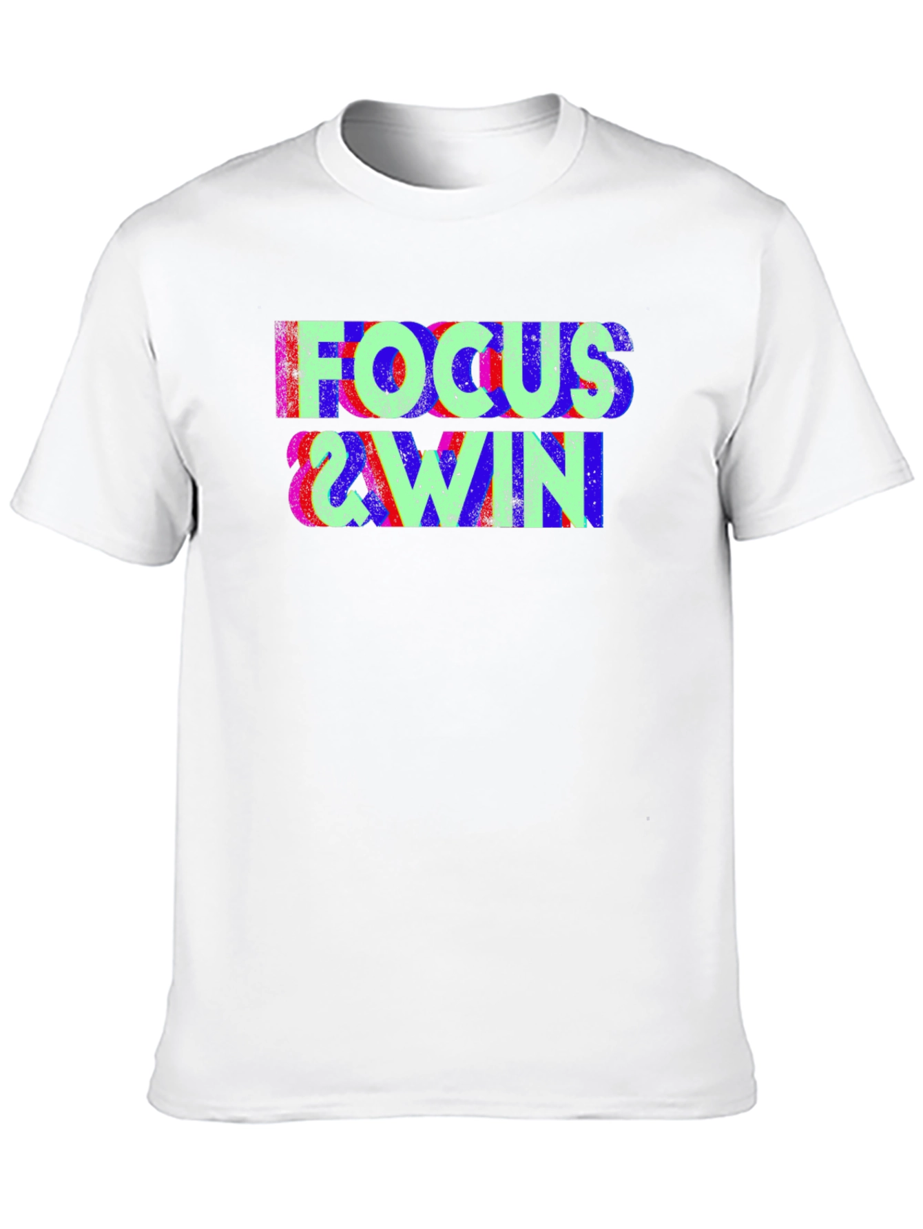 Black Focus & Win Graphic Tee view 10
