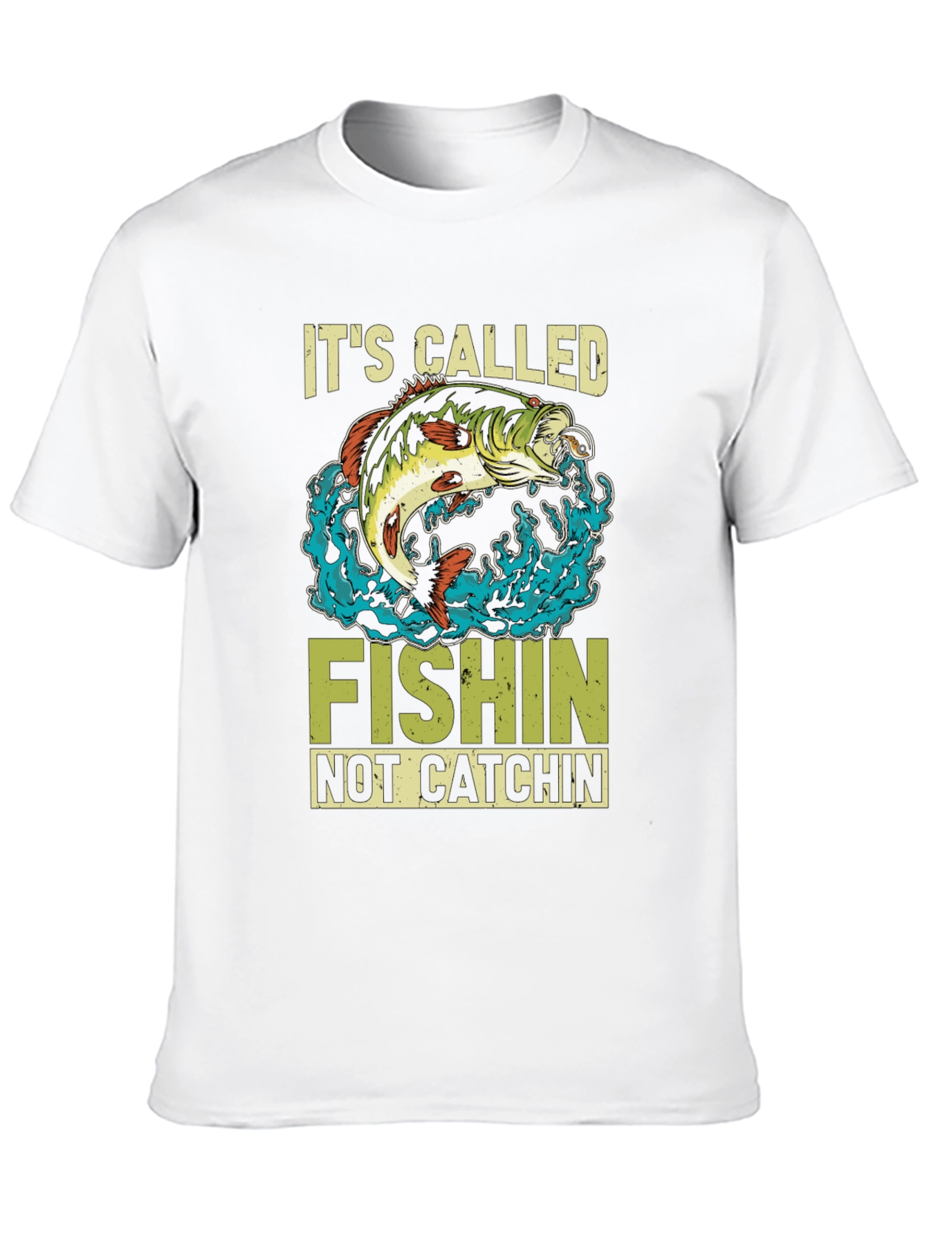 Black It's Called Fishin' T-Shirt - Fishing Apparel view 10