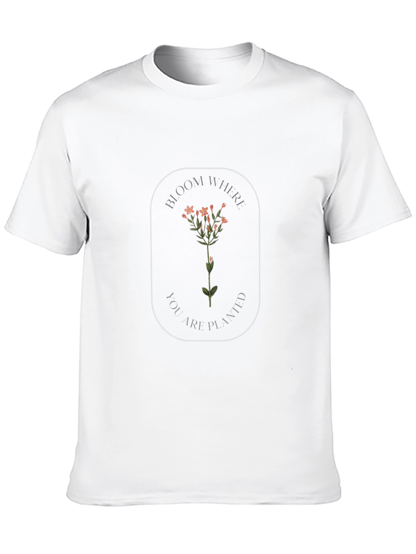 Black Bloom Where You're Planted Graphic Tee view 10