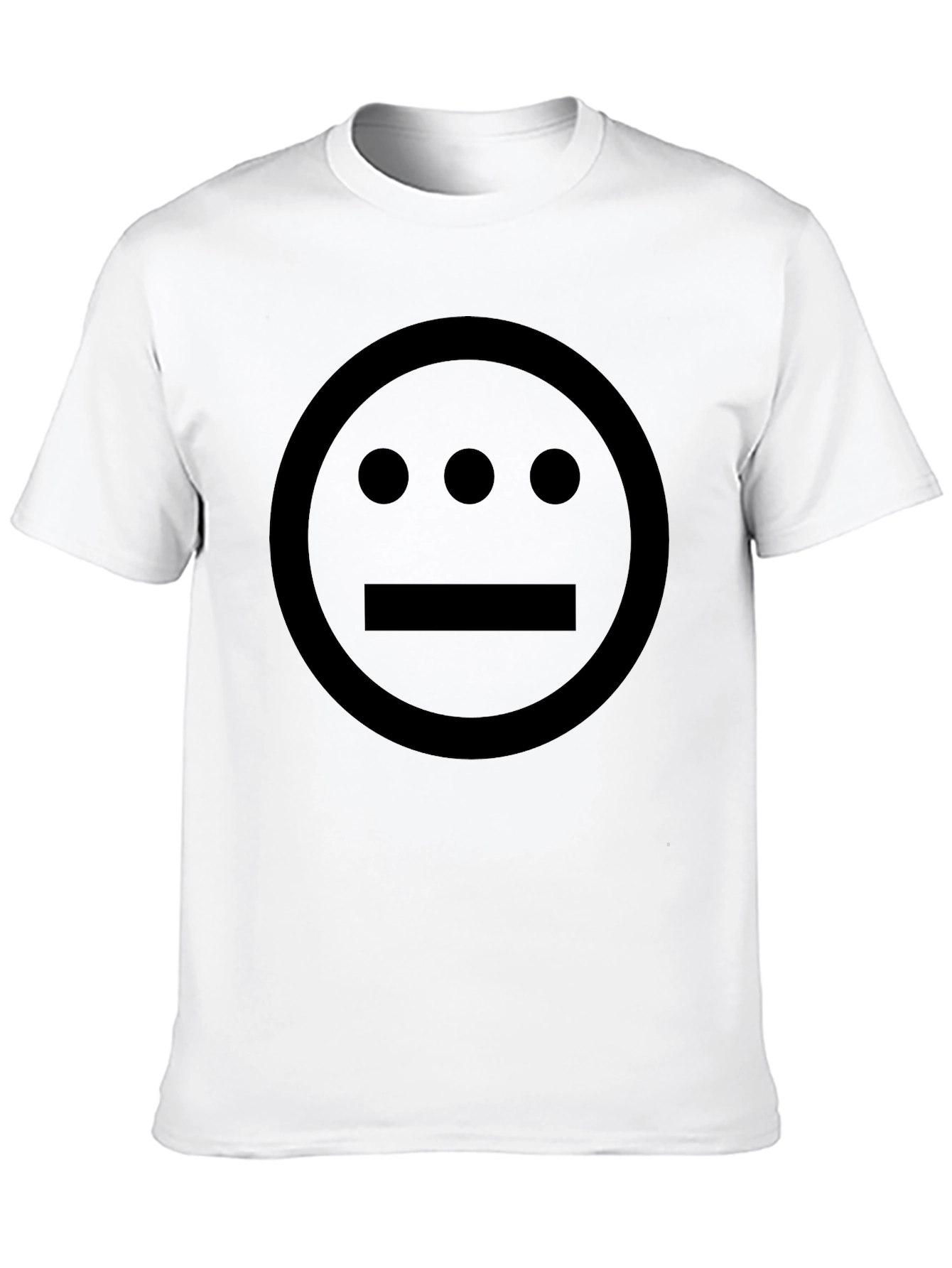 Black Minimalist Circle Design Tee view 10