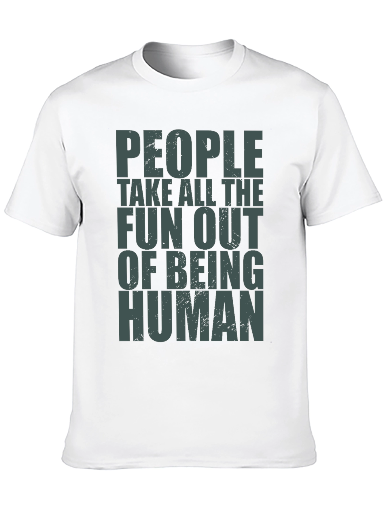 Black People Take Fun Out Of Being Human T-Shirt view 10