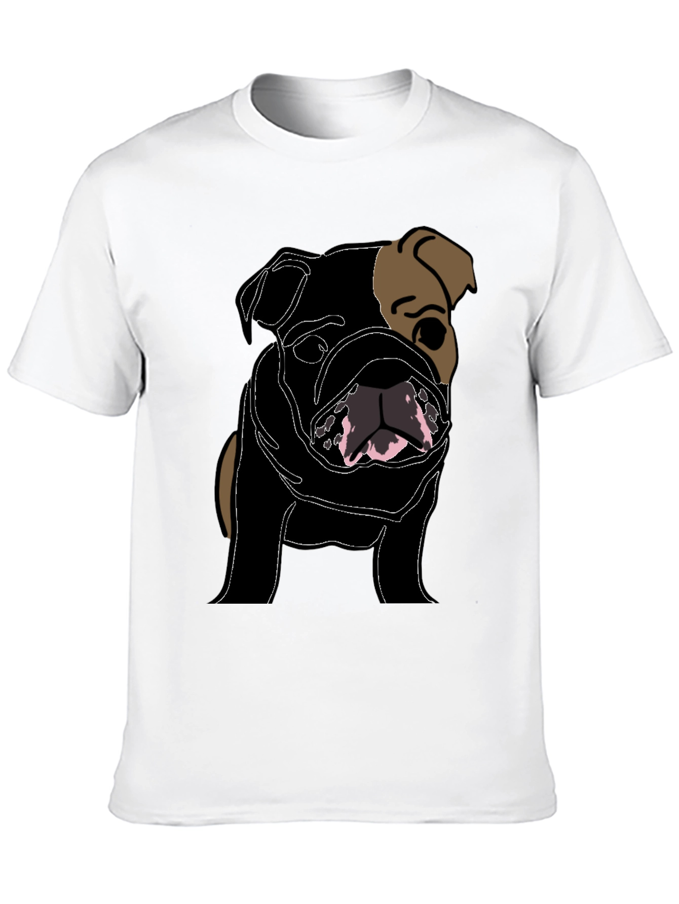 Black Bulldog Graphic Tee - Stylish Dog Lover's Shirt view 10