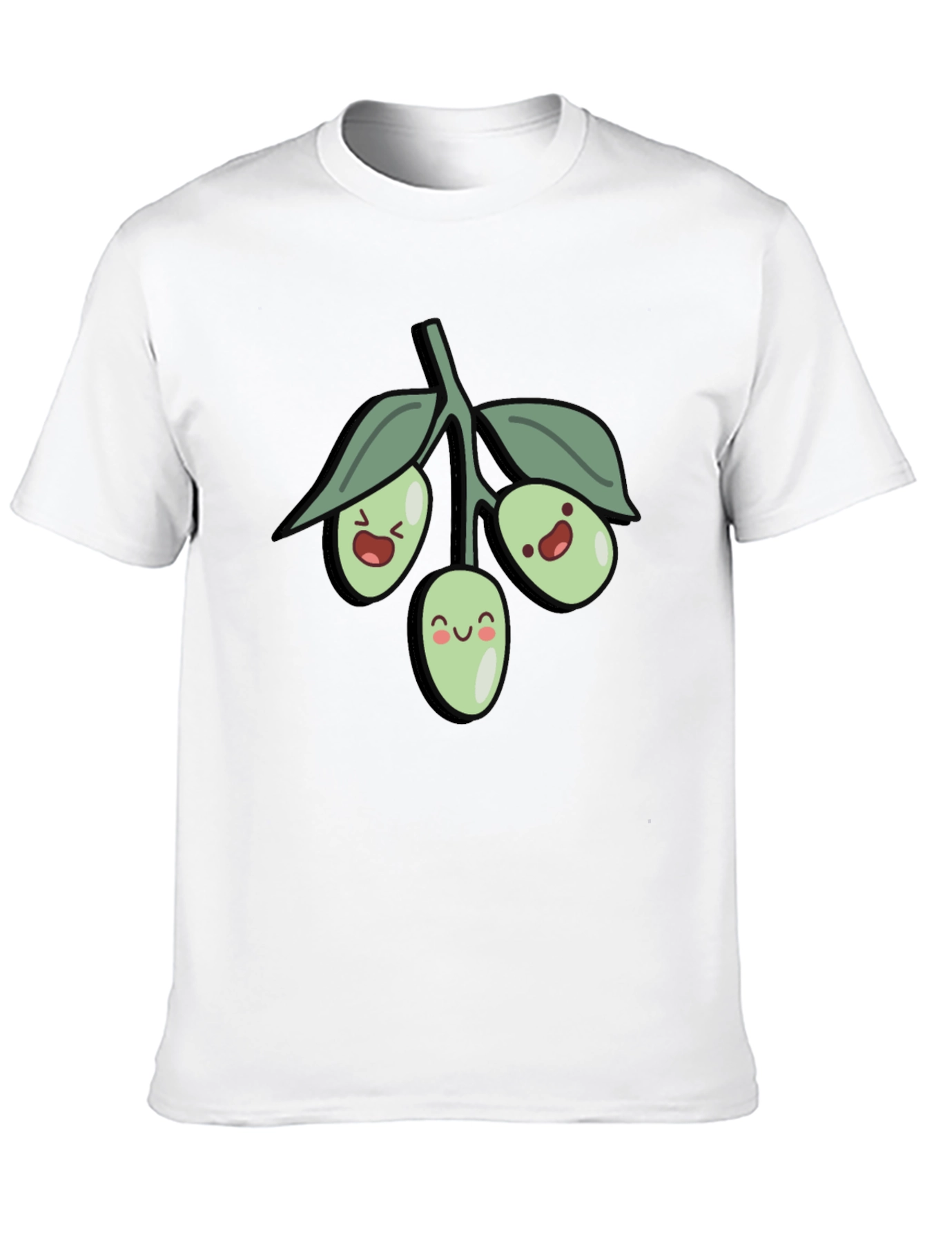 Black Olive You T-Shirt - Cute Graphic Tee view 10