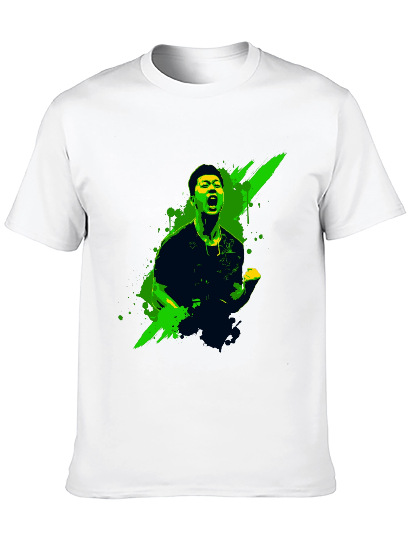 Black Graphic Tee - Man Celebrating Victory view 10