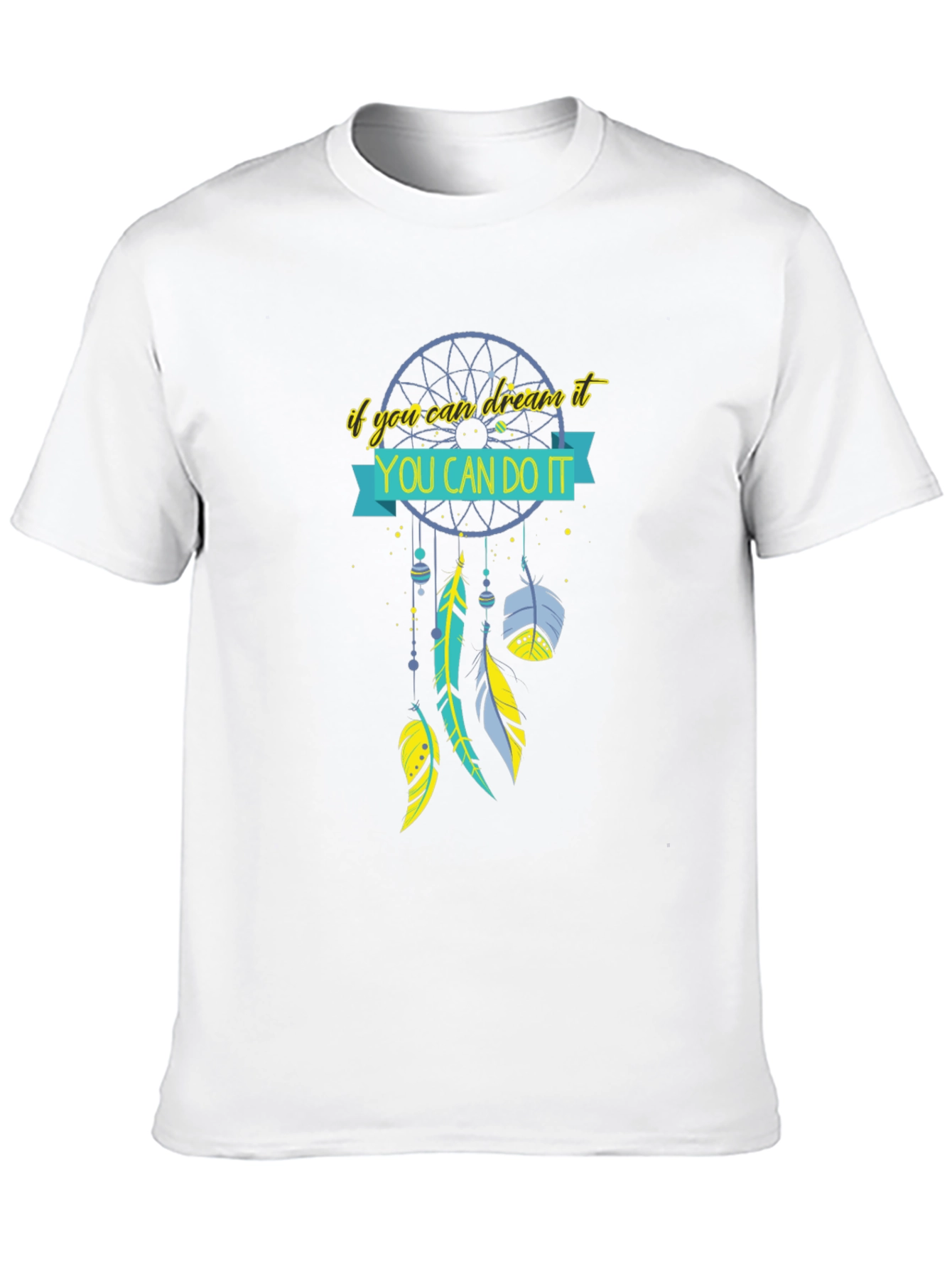 Black Dream Catcher Graphic Tee - You Can Do It! view 10