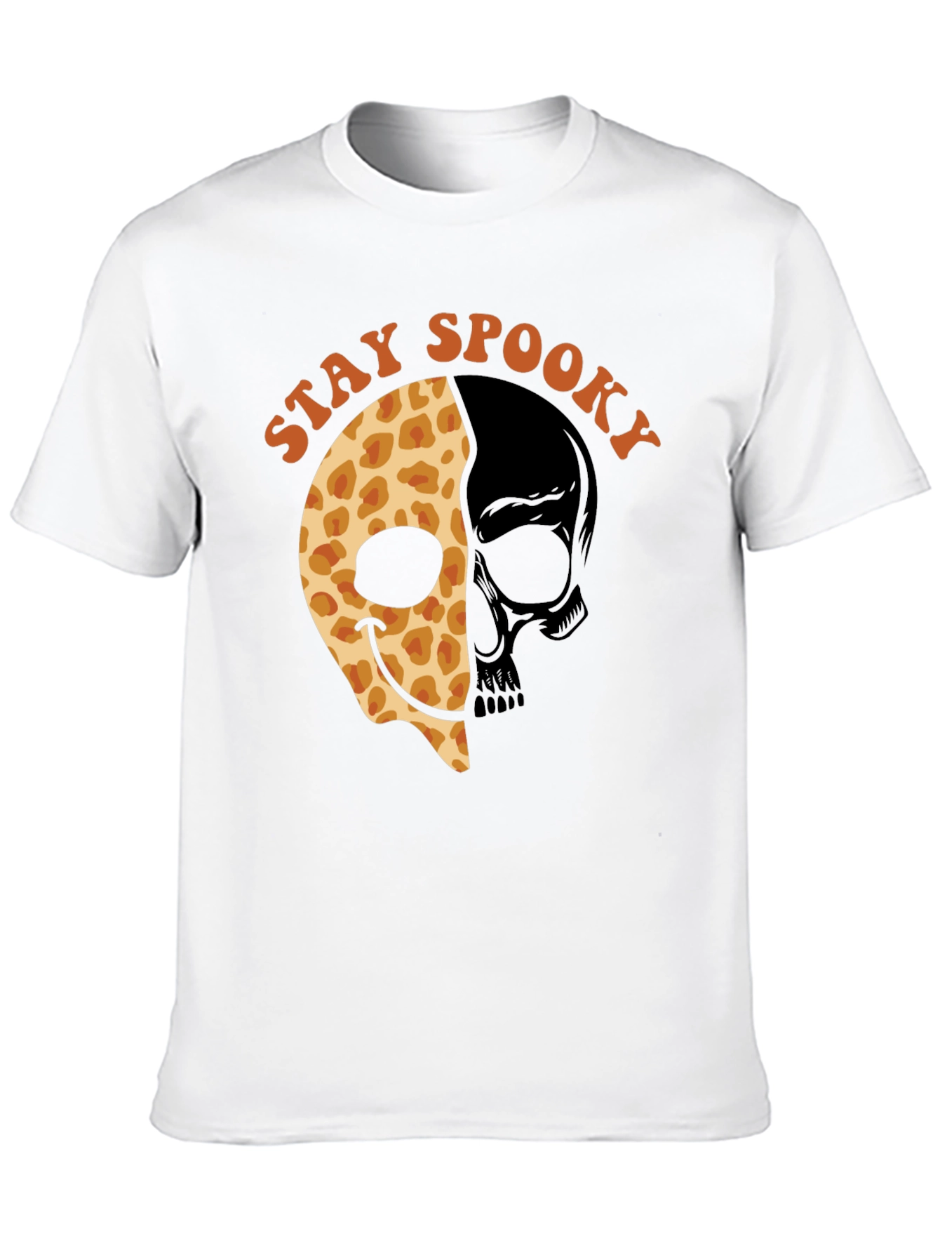 Black Stay Spooky Halloween T-Shirt view 10