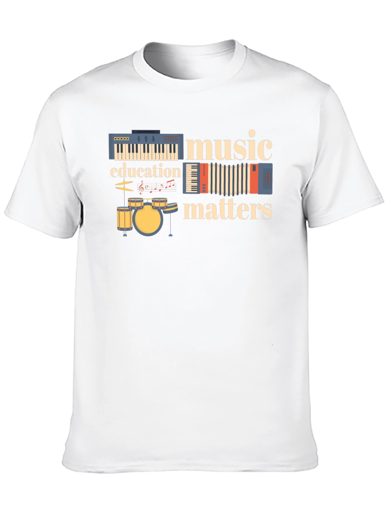 Black Music Education Matters Graphic T-Shirt view 10