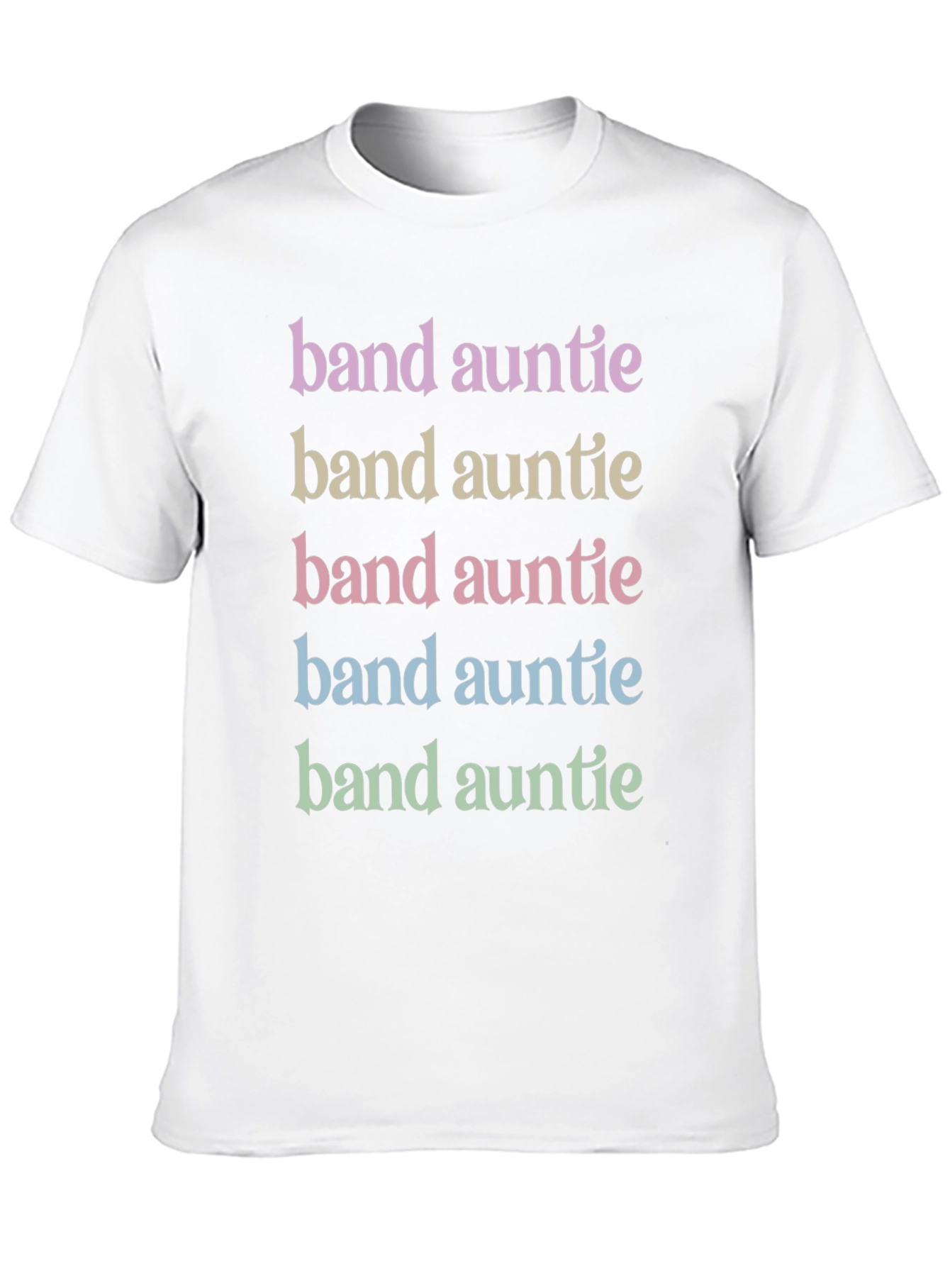 Black Band Auntie Graphic Tee - Unisex Cotton T-Shirt view 10