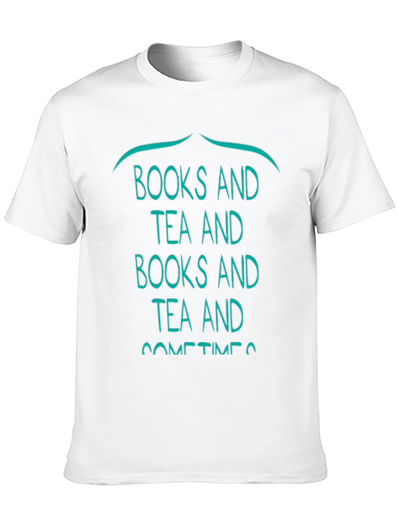Black Books and Tea Graphic Tee - Relaxed Comfort view 10