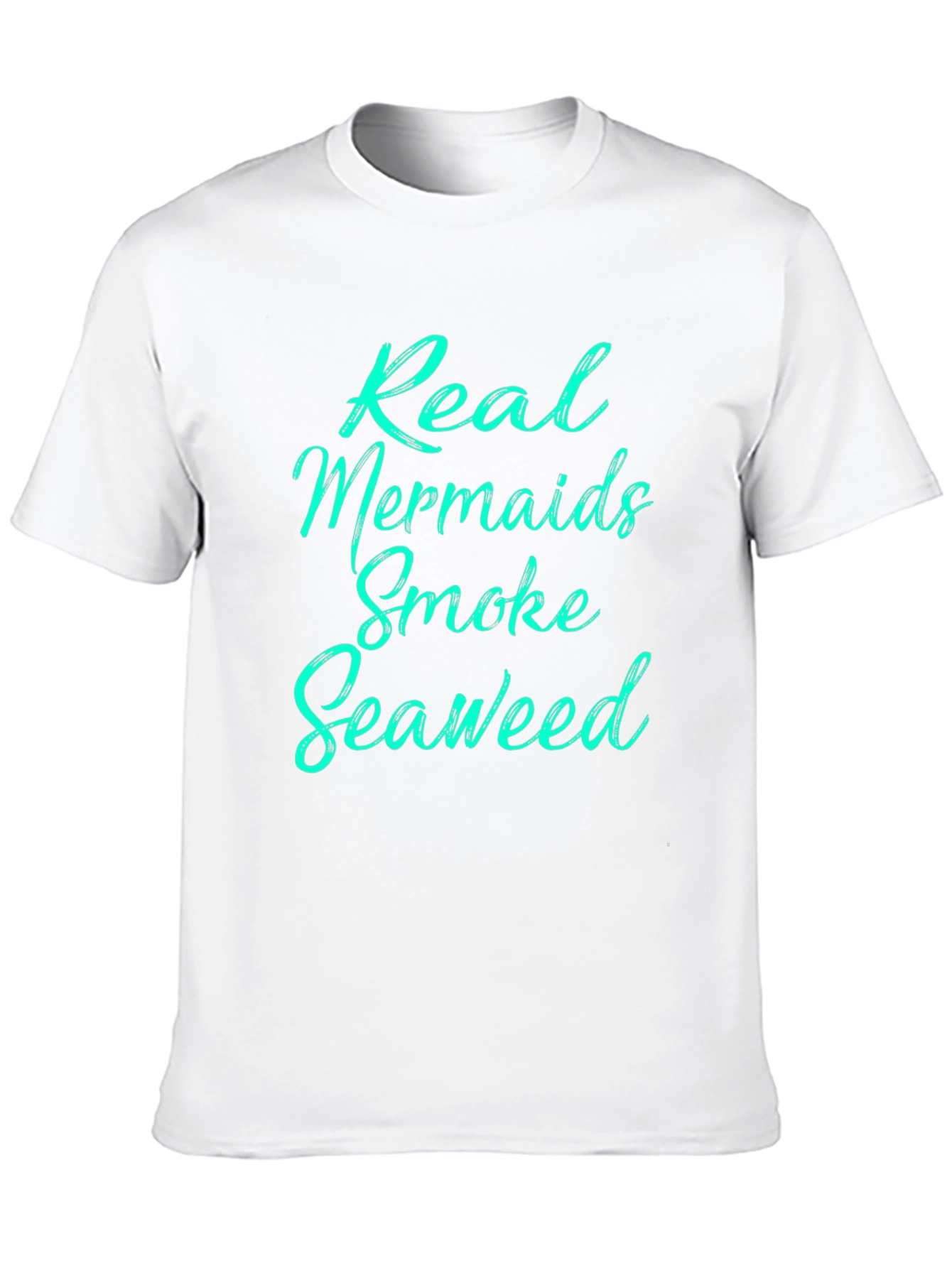 Real Mermaids Smoke Seaweed Black T-Shirt - 10