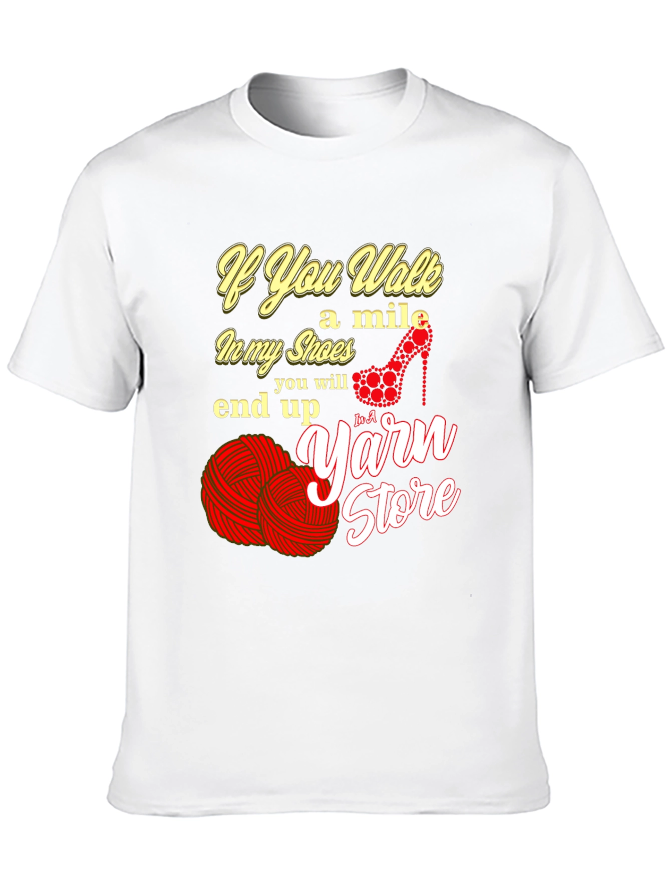 Black If You Walk a Mile in My Shoes T-Shirt view 10