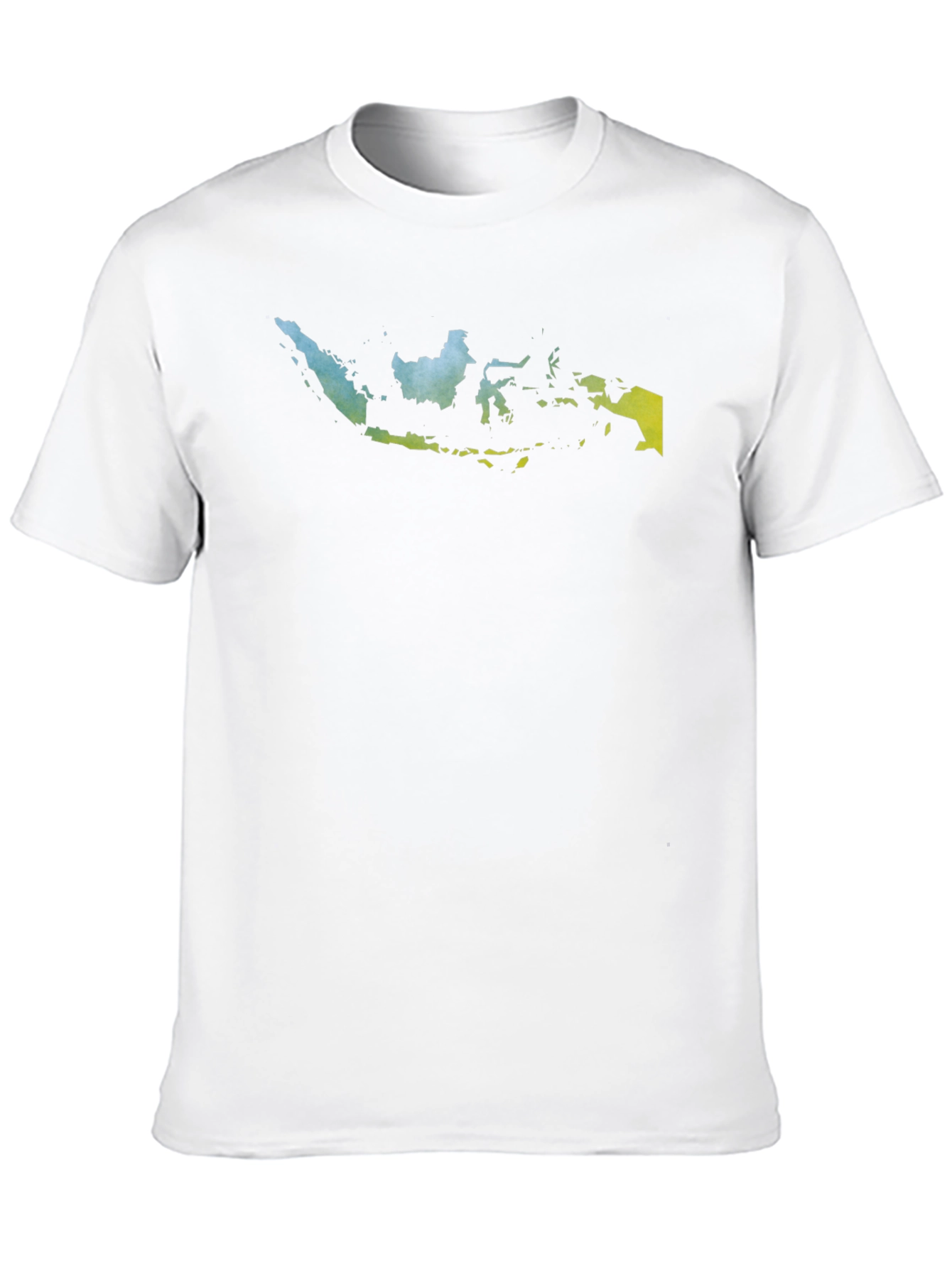 Black Indonesia Map Graphic Tee - Black view 10