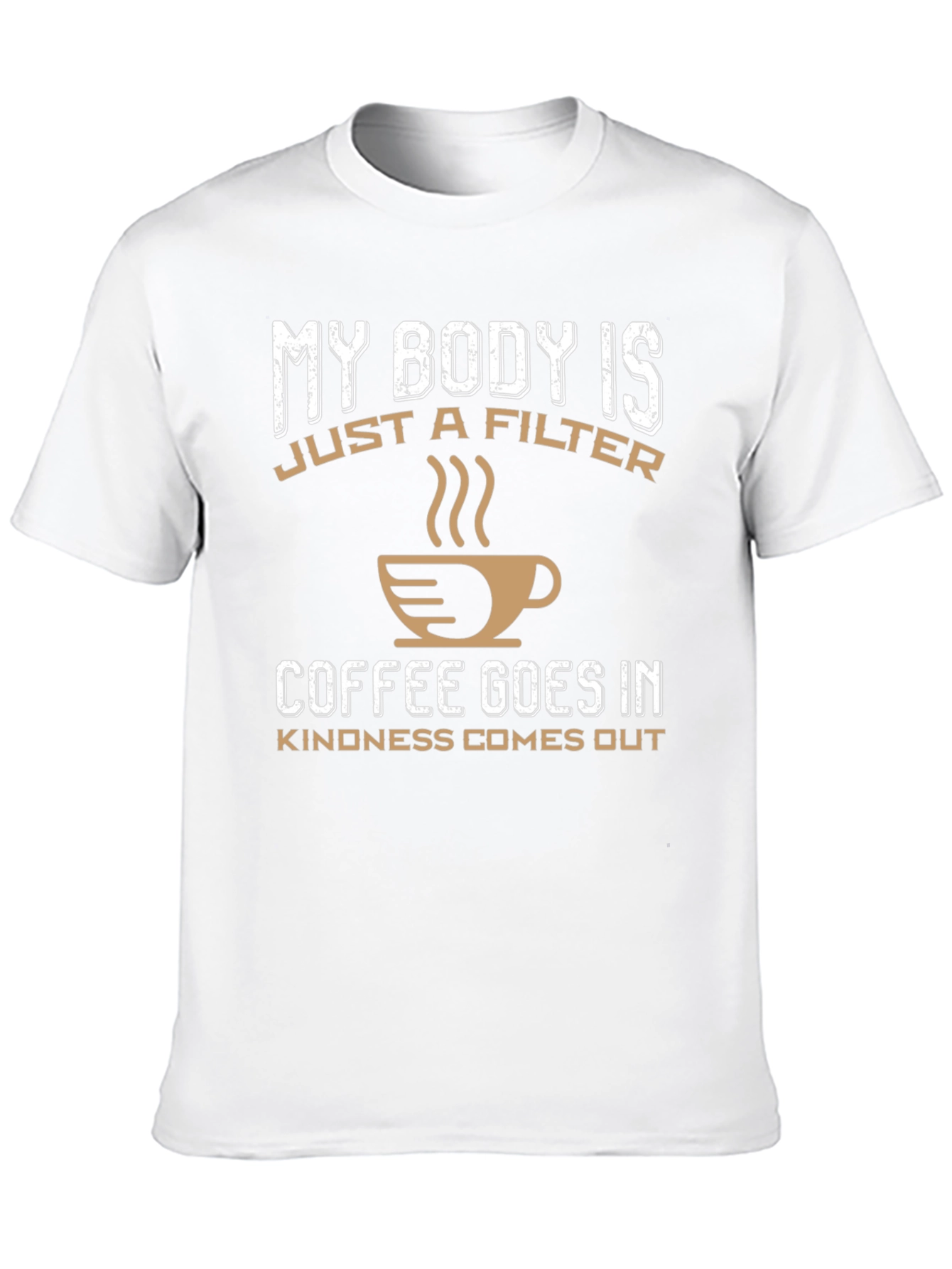 Black Coffee Filter T-Shirt view 10