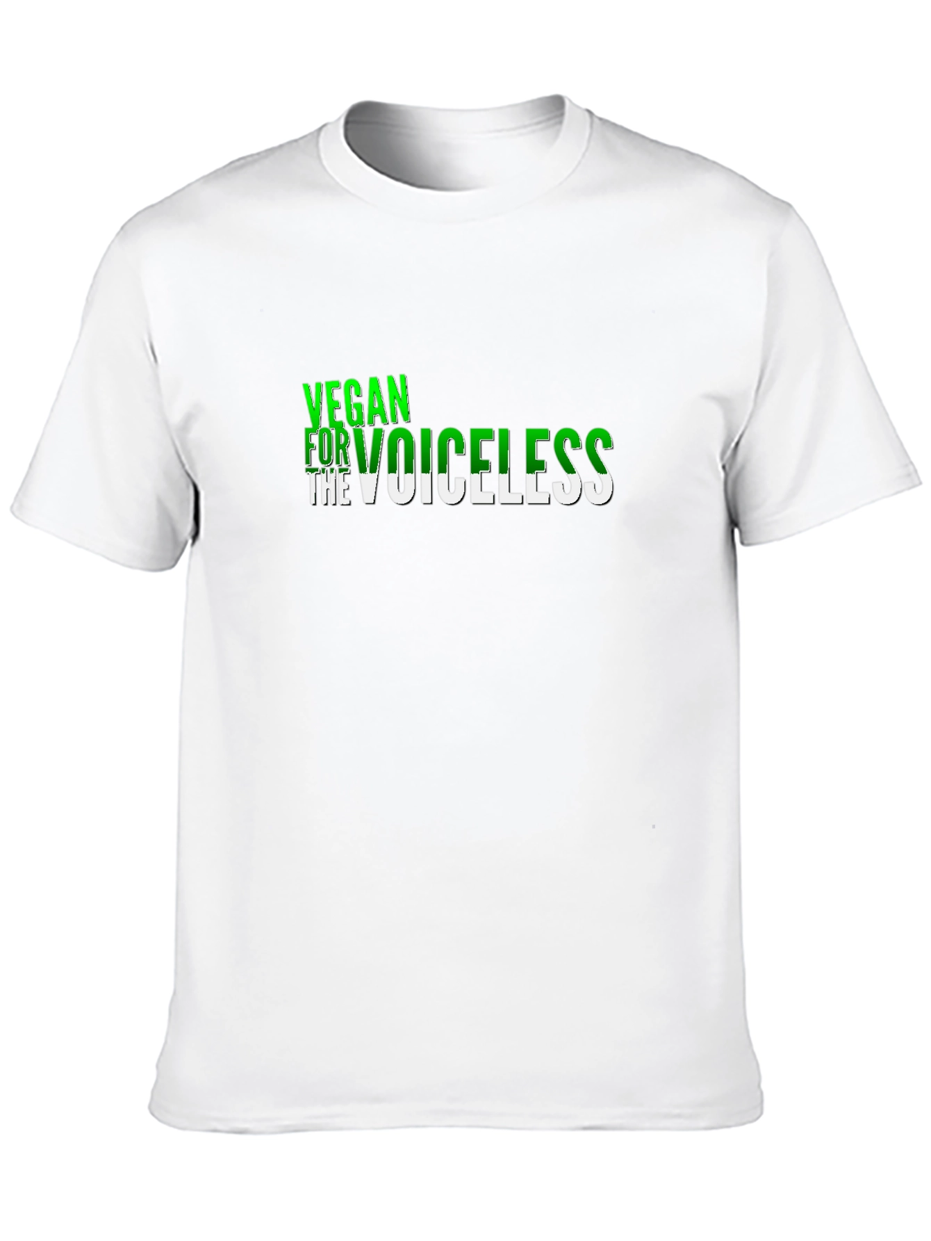 Black Vegan for the Voiceless Graphic Tee view 10
