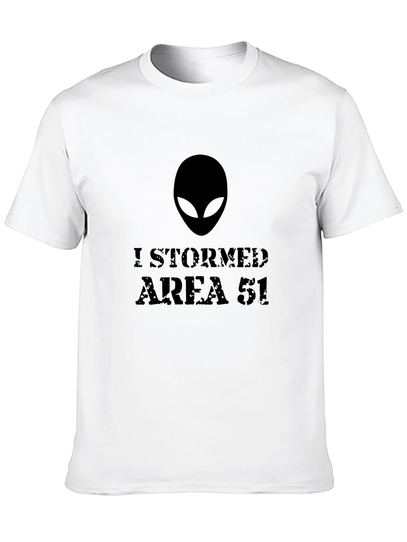 Black I Stormed Area 51 Alien Graphic T-Shirt view 10