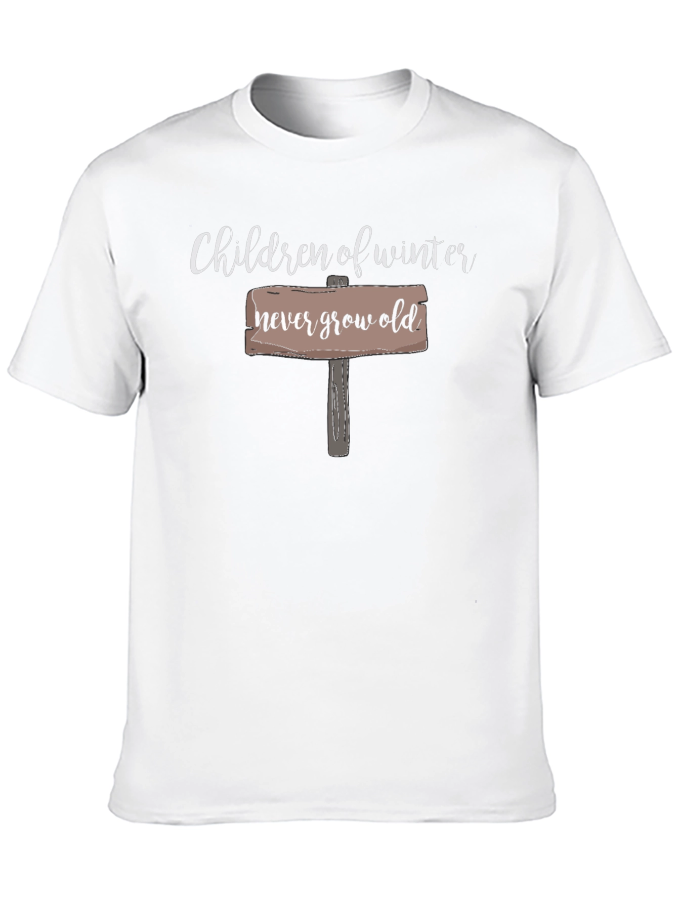 Black Children of Winter Never Grow Old Graphic T-Shirt view 10