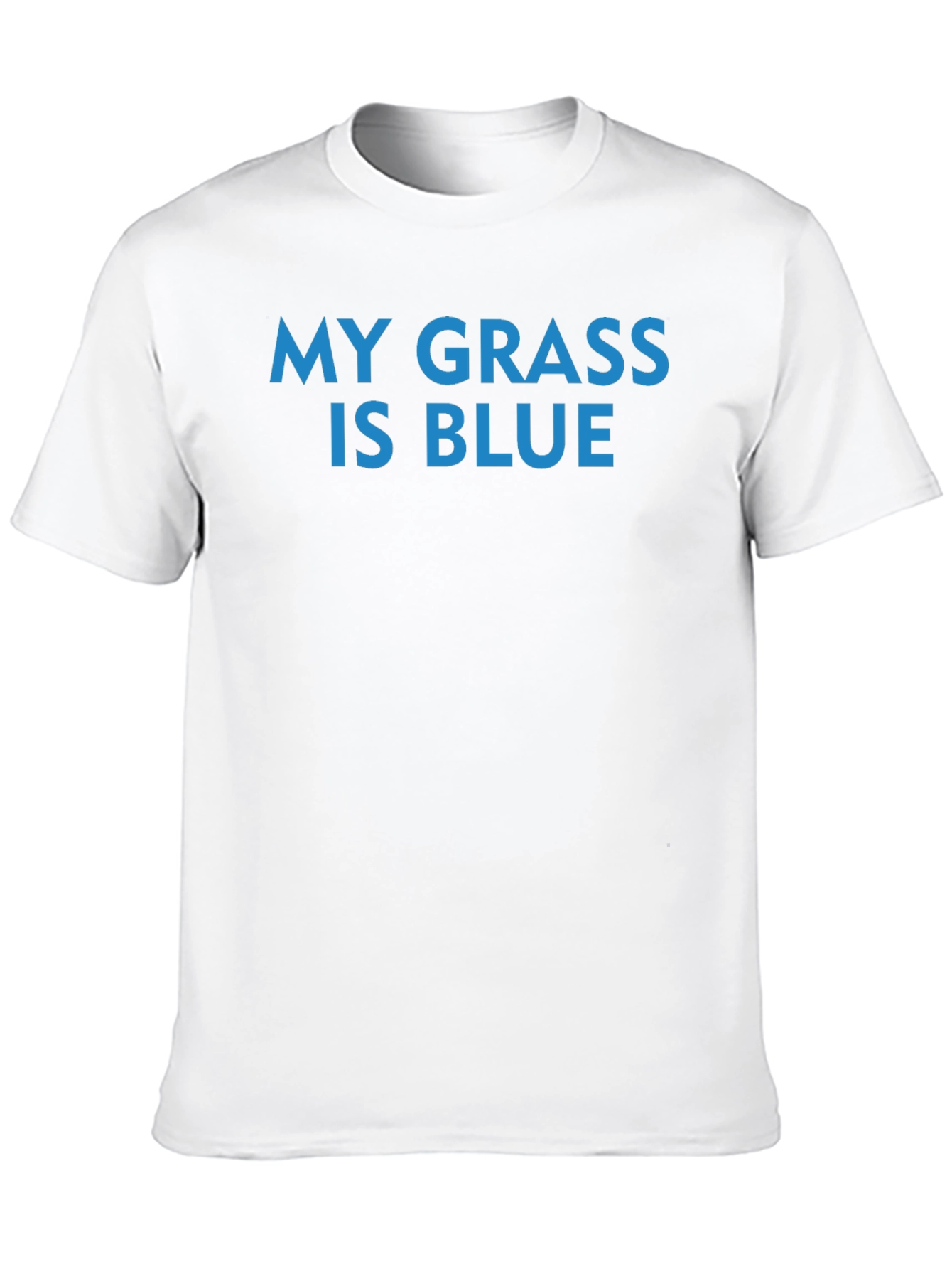 Black My Grass Is Blue - Funny Graphic Tee view 10
