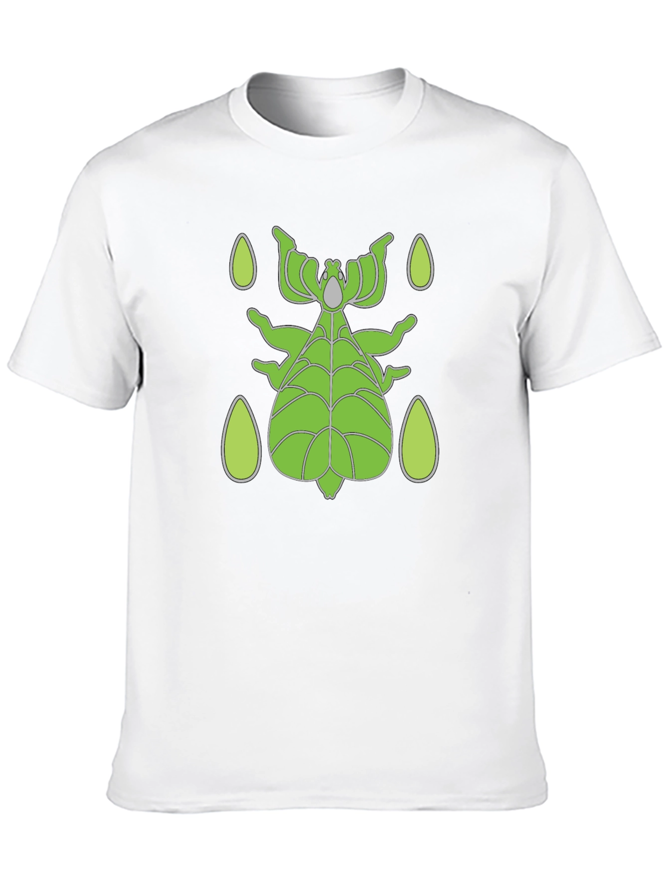 Black Green Stick Bug T-Shirt - Unique Insect Design view 10