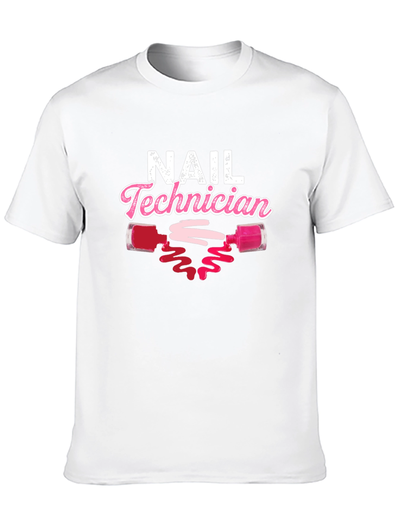 Black Nail Technician T-Shirt - Manicure & Pedicure view 10