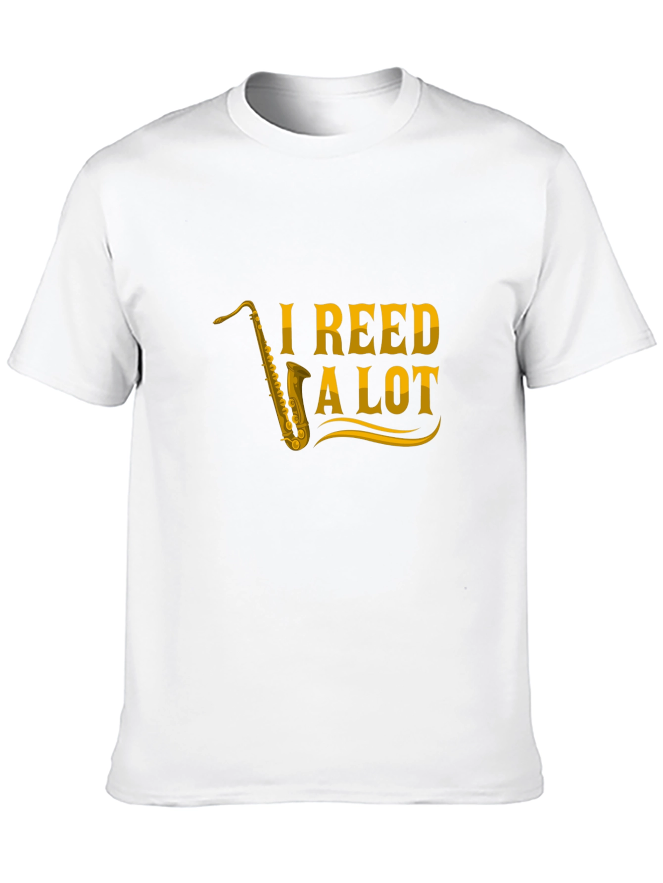 Black I Reed a Lot Saxophone T-Shirt - Black view 10