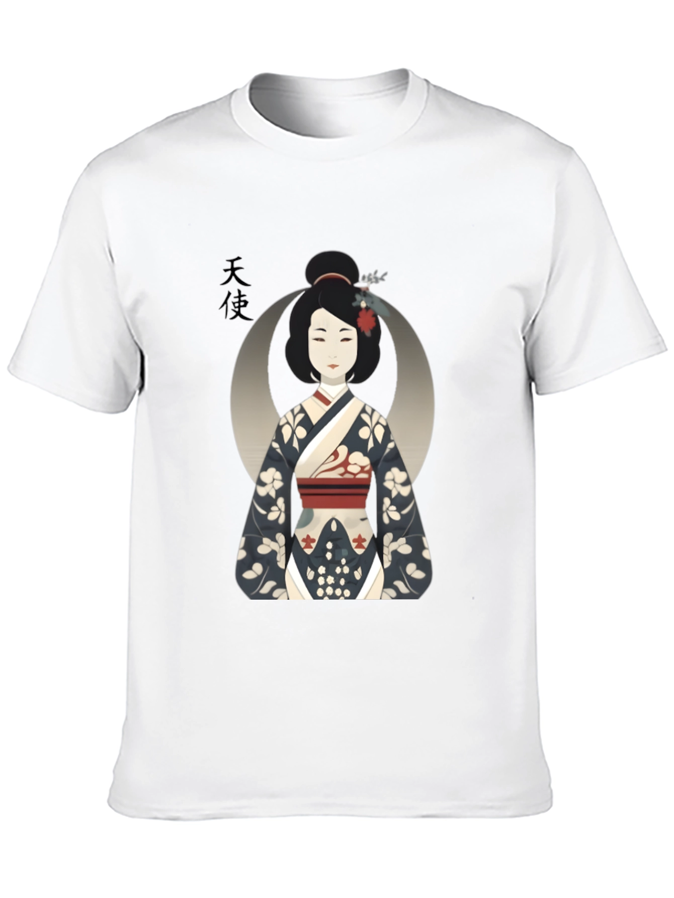 Black Geisha Graphic T-Shirt view 10