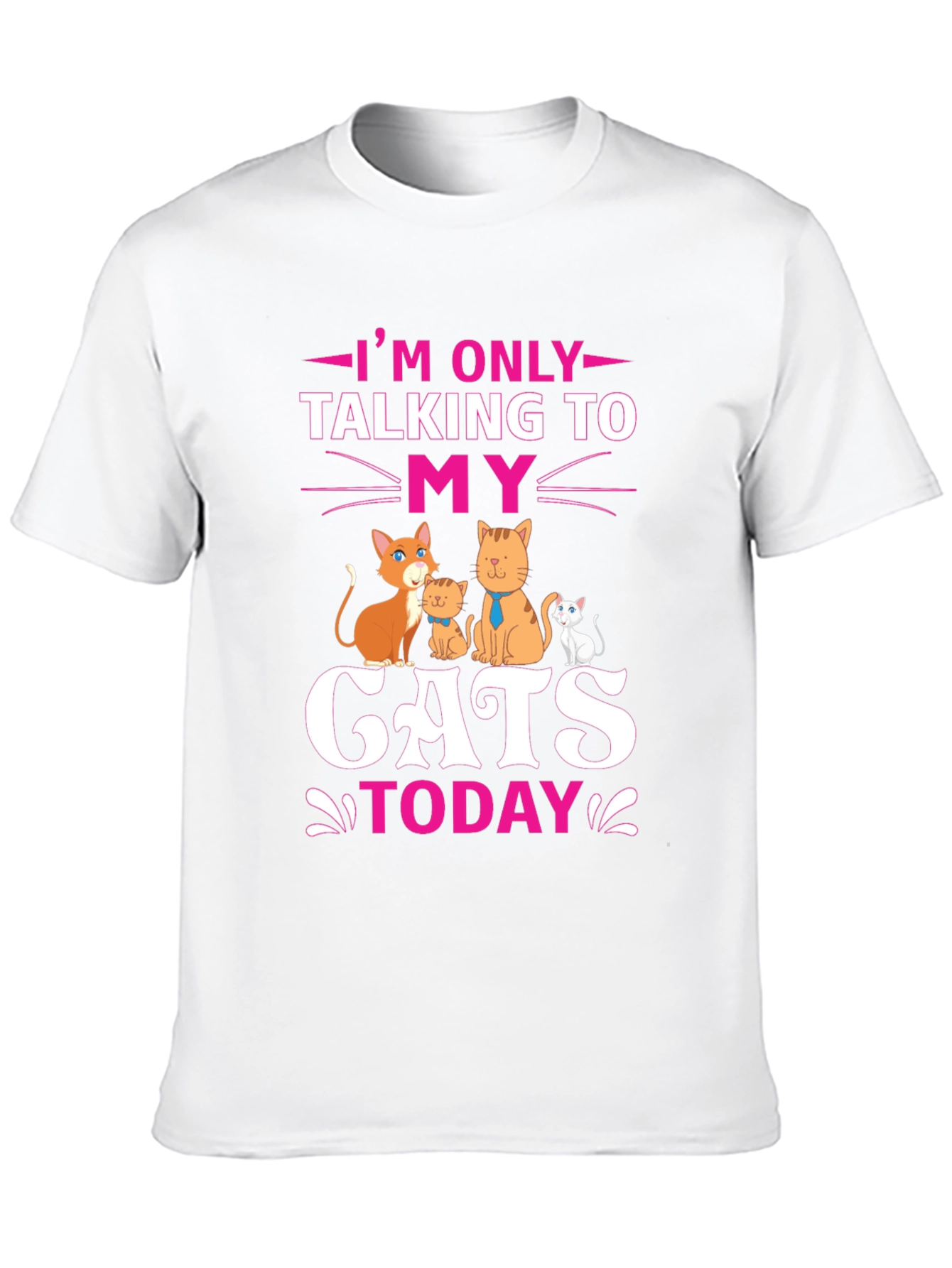 Black Cat Lover T-Shirt - Talking to My Cats Today view 10