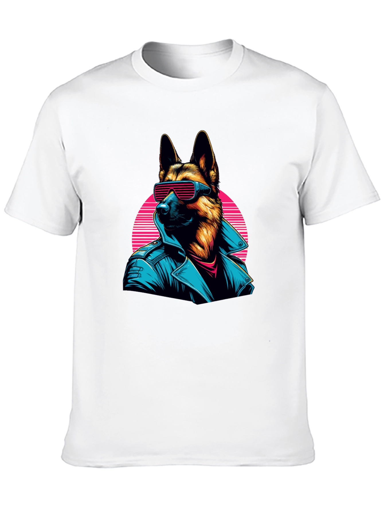 Black Retro Dog T-Shirt view 10