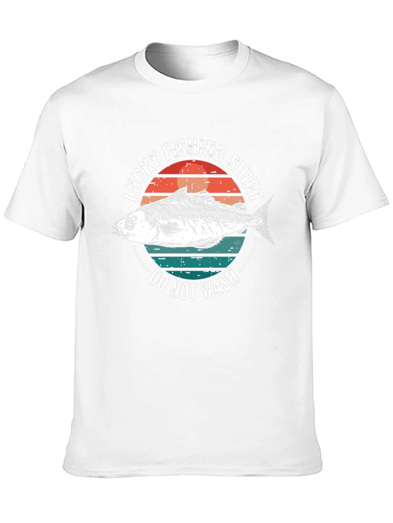 Black Lucky Fishing Shirt - Do Not Wash Novelty Tee view 10