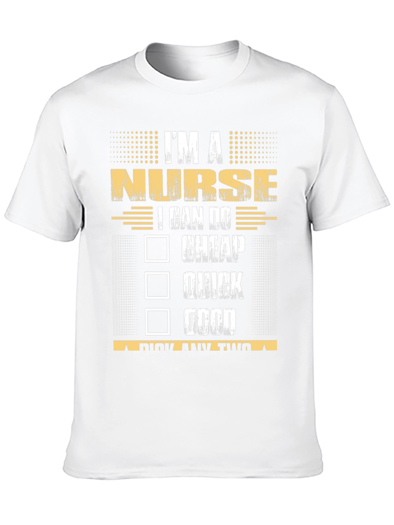 Black I'm a Nurse Pick Any Two T-Shirt view 10