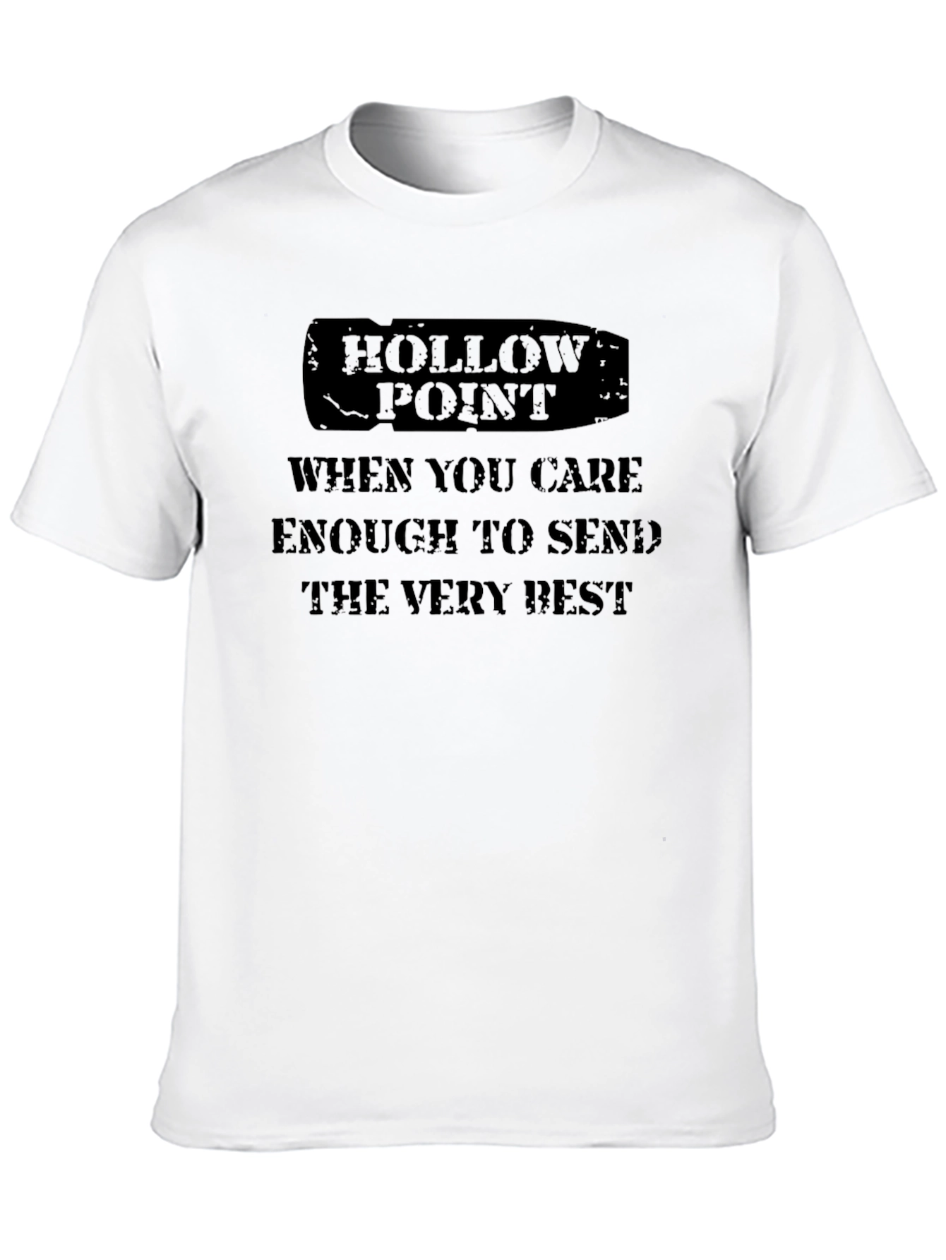 Black Hollow Point Graphic Tee - Send the Very Best view 10