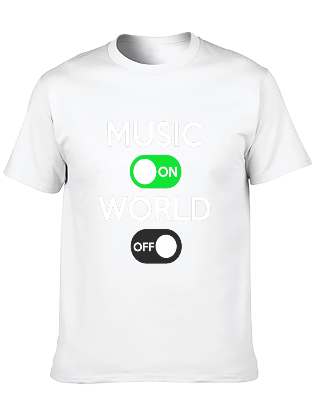 Black Music On World Off T-Shirt view 10